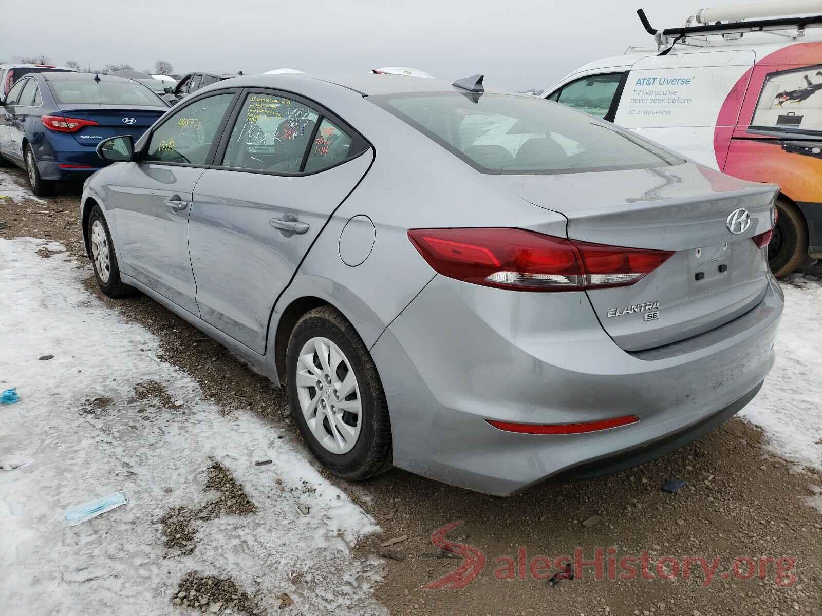 5NPD74LF1HH199496 2017 HYUNDAI ELANTRA