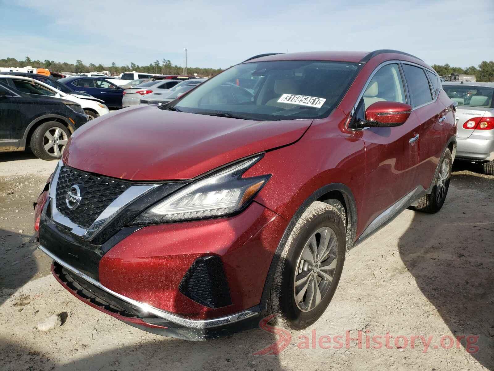 5N1AZ2BS6LN100420 2020 NISSAN MURANO