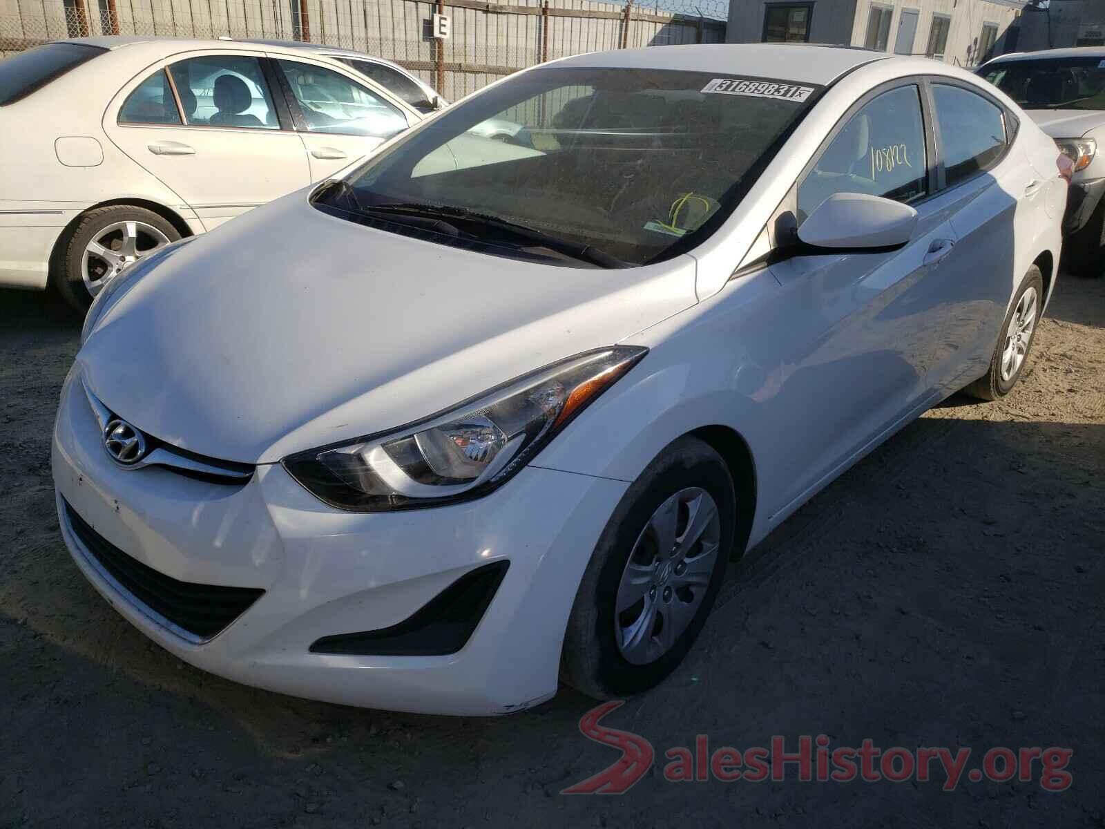 5NPDH4AEXGH747324 2016 HYUNDAI ELANTRA