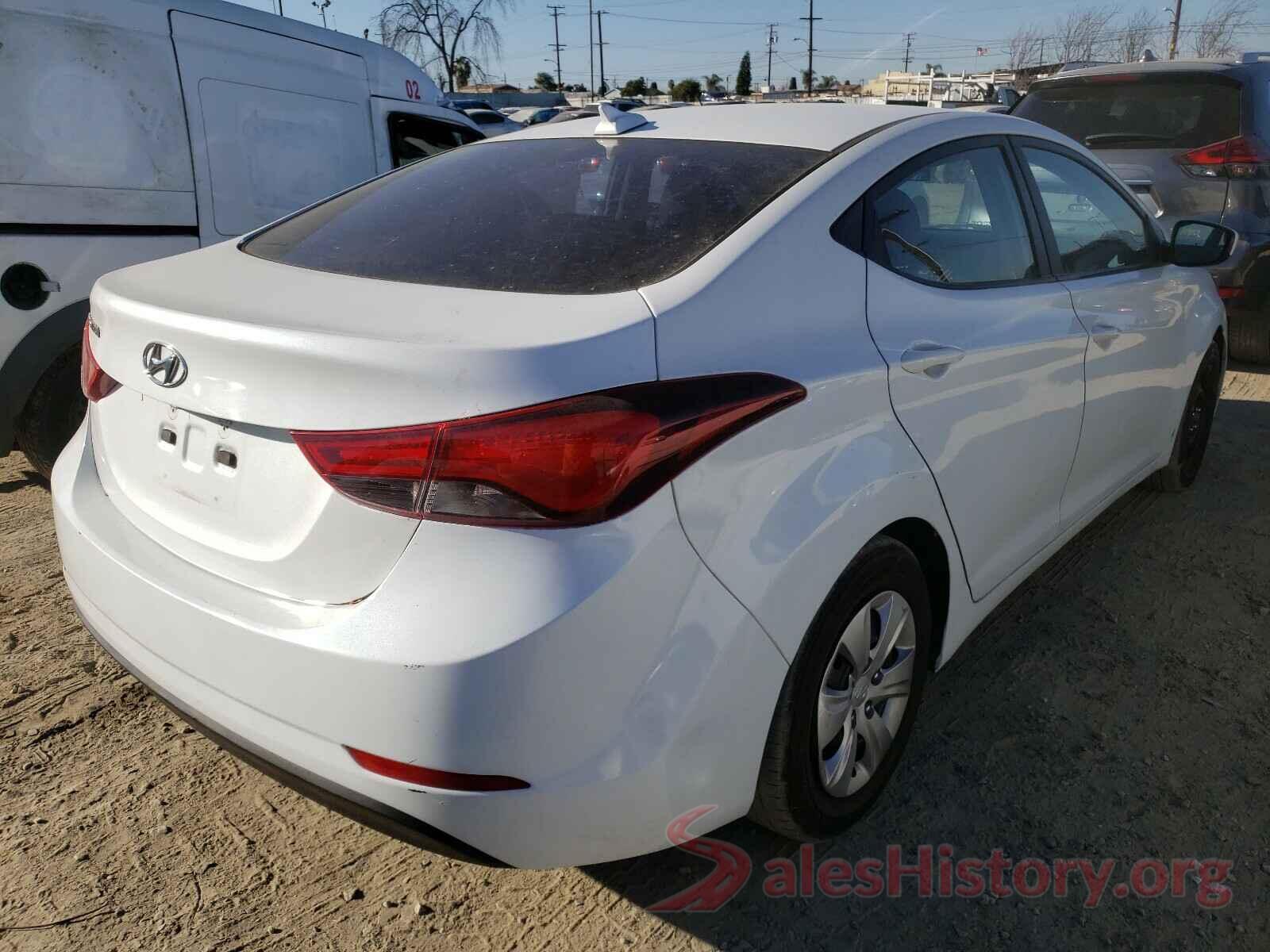 5NPDH4AEXGH747324 2016 HYUNDAI ELANTRA