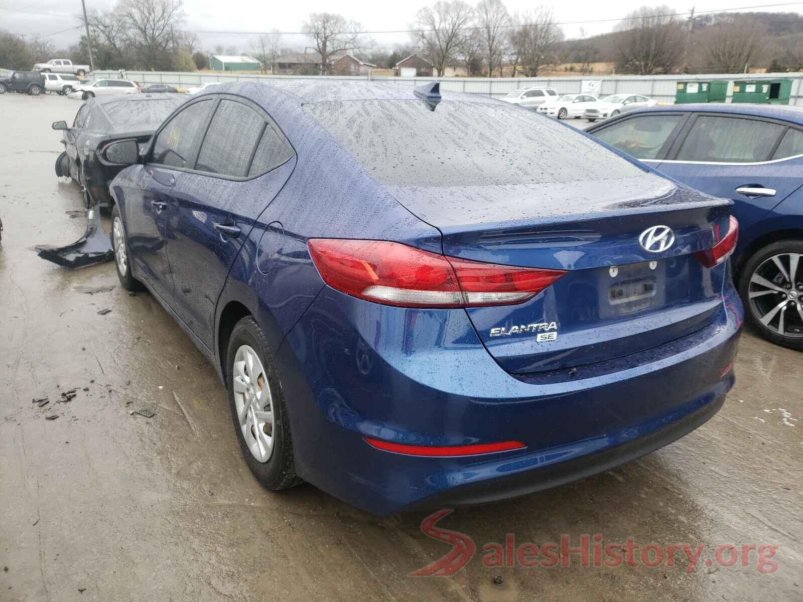 5NPD74LF2HH153885 2017 HYUNDAI ELANTRA