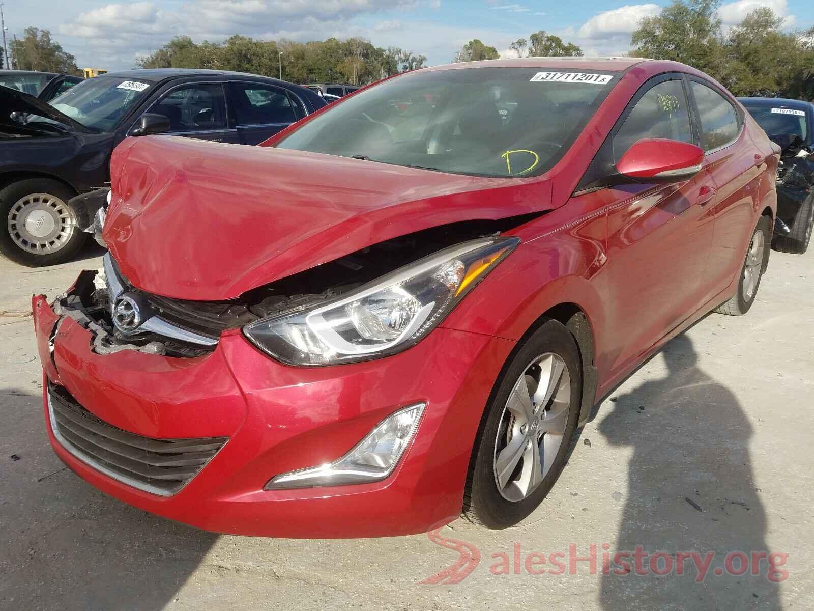 KMHDH4AE2GU490063 2016 HYUNDAI ELANTRA