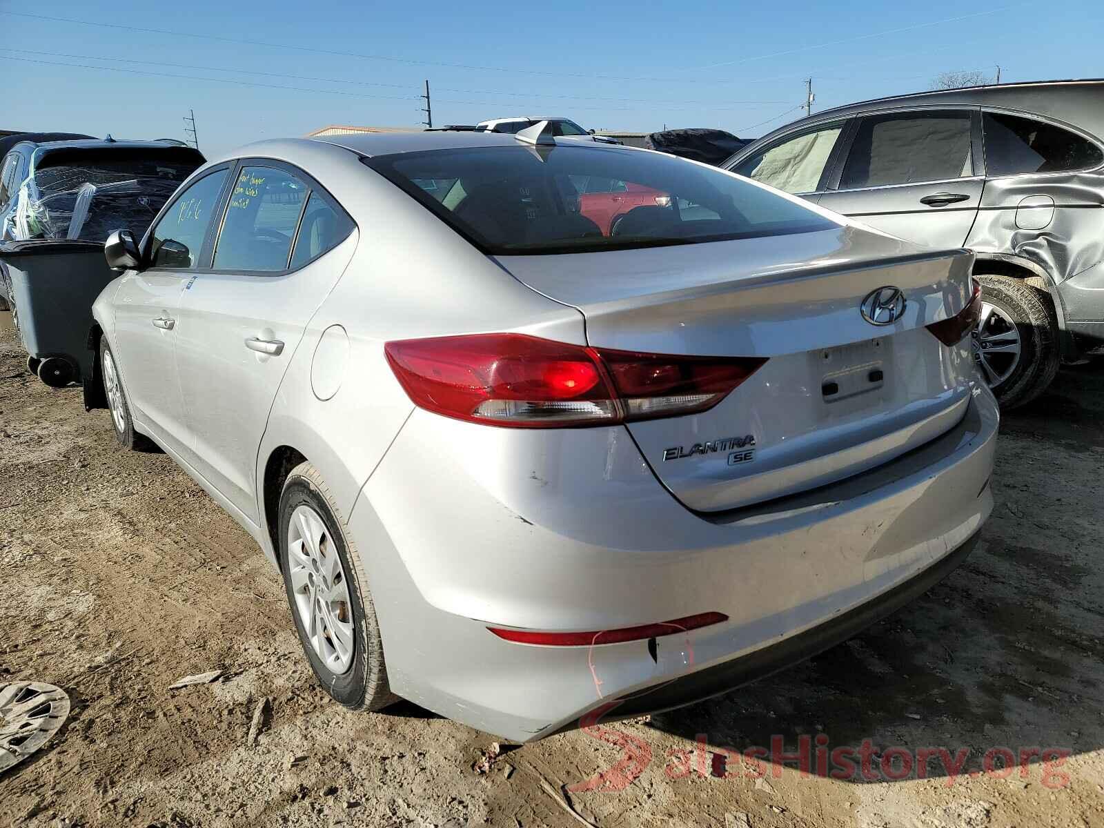 5NPD74LF7HH167216 2017 HYUNDAI ELANTRA