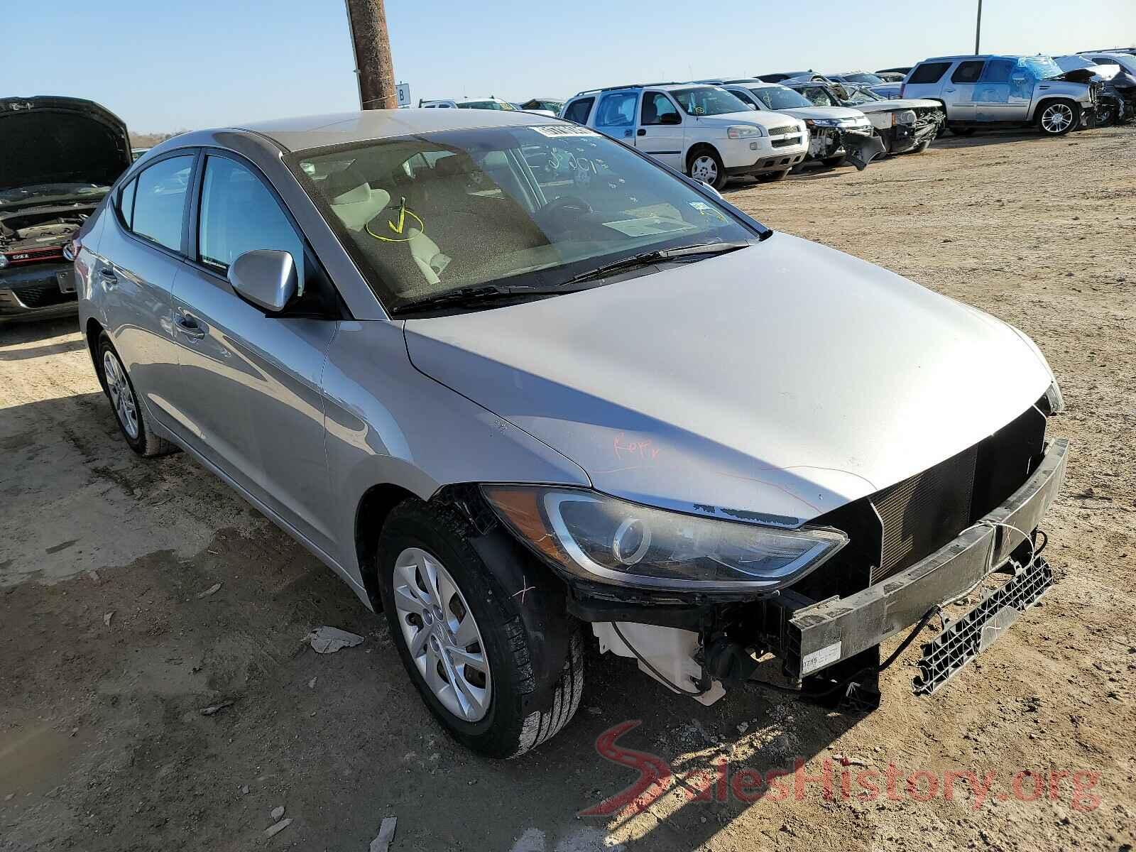 5NPD74LF7HH167216 2017 HYUNDAI ELANTRA