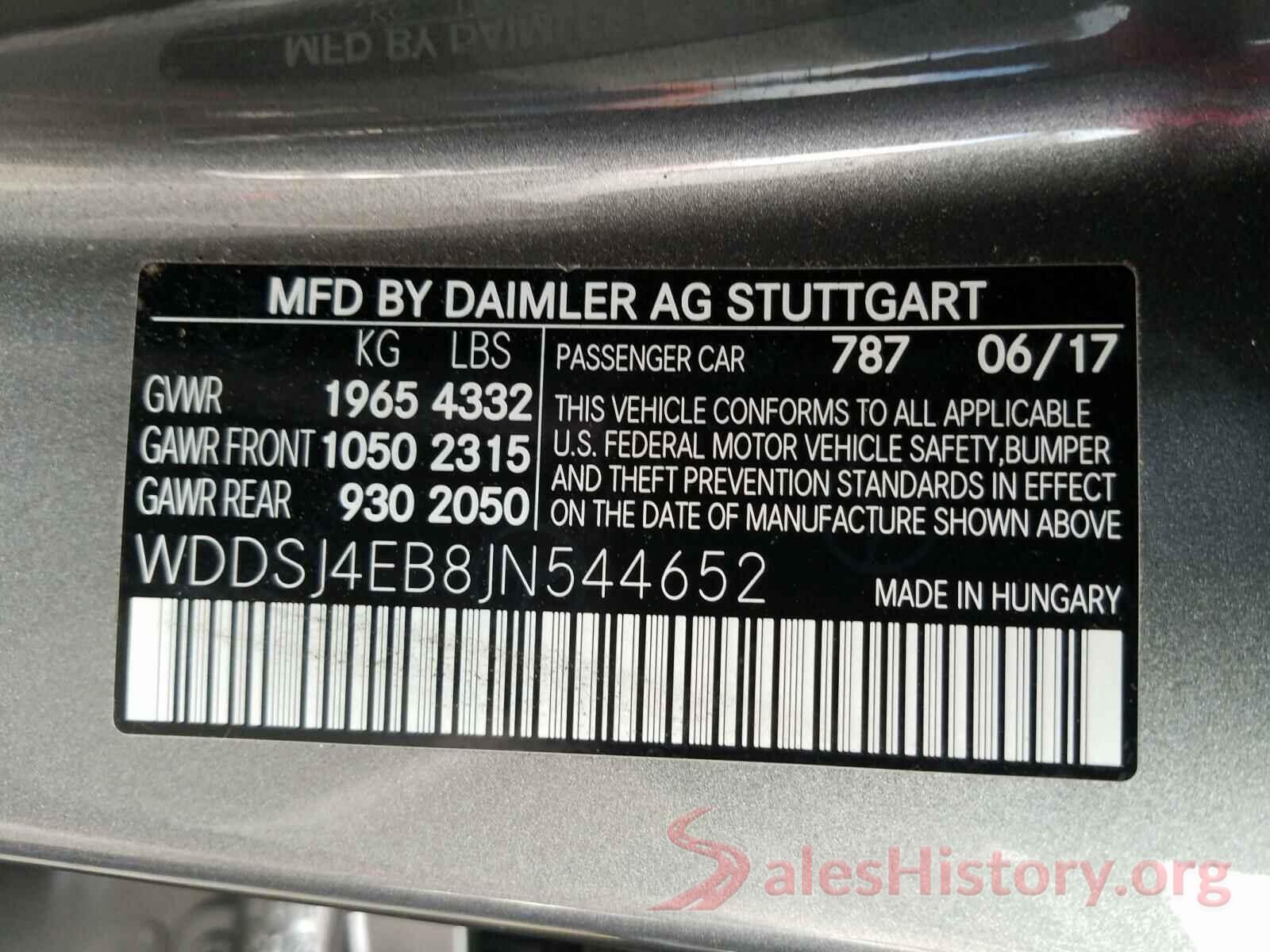 WDDSJ4EB8JN544652 2018 MERCEDES-BENZ C CLASS