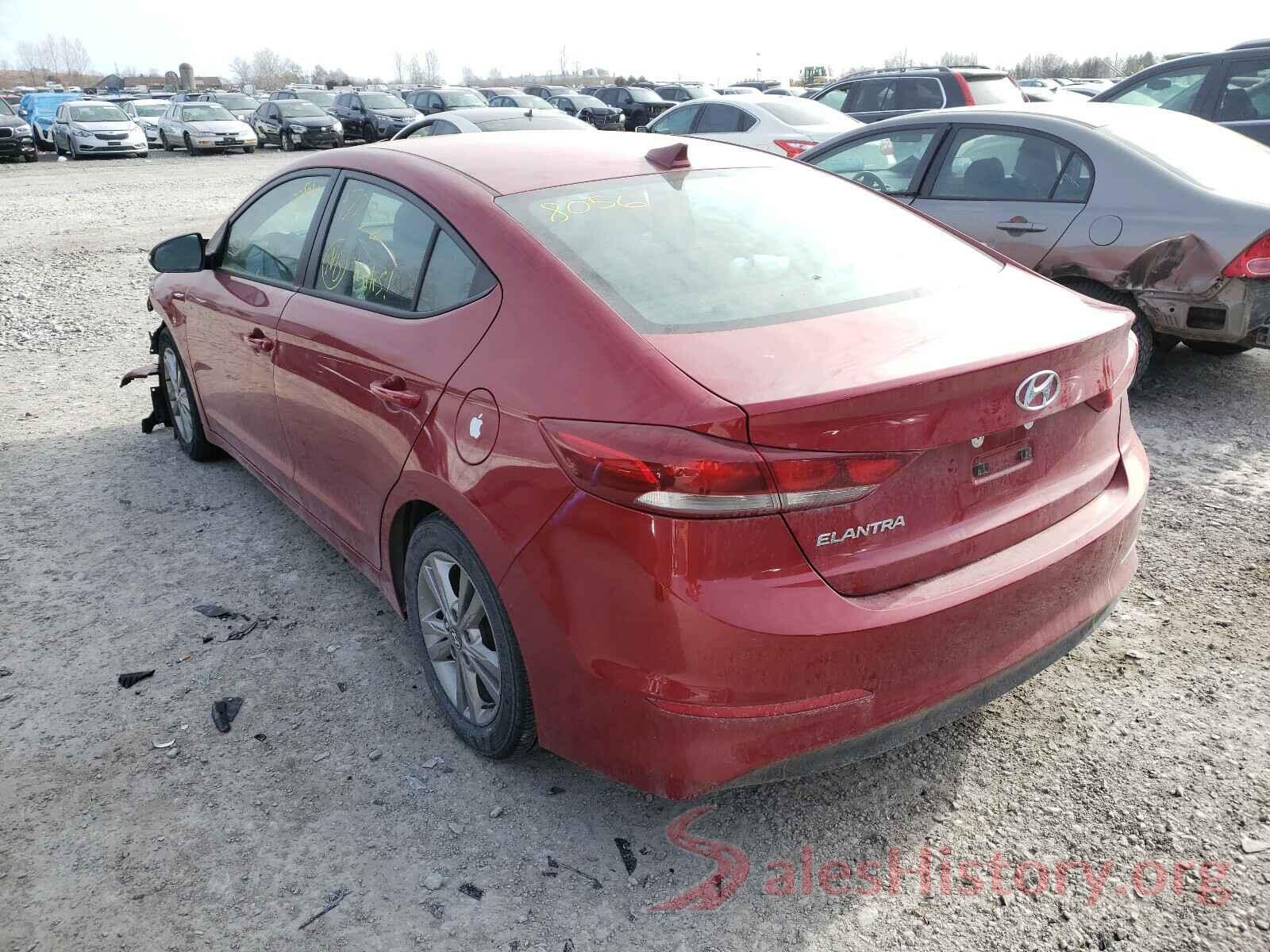 KMHD84LF6HU320456 2017 HYUNDAI ELANTRA