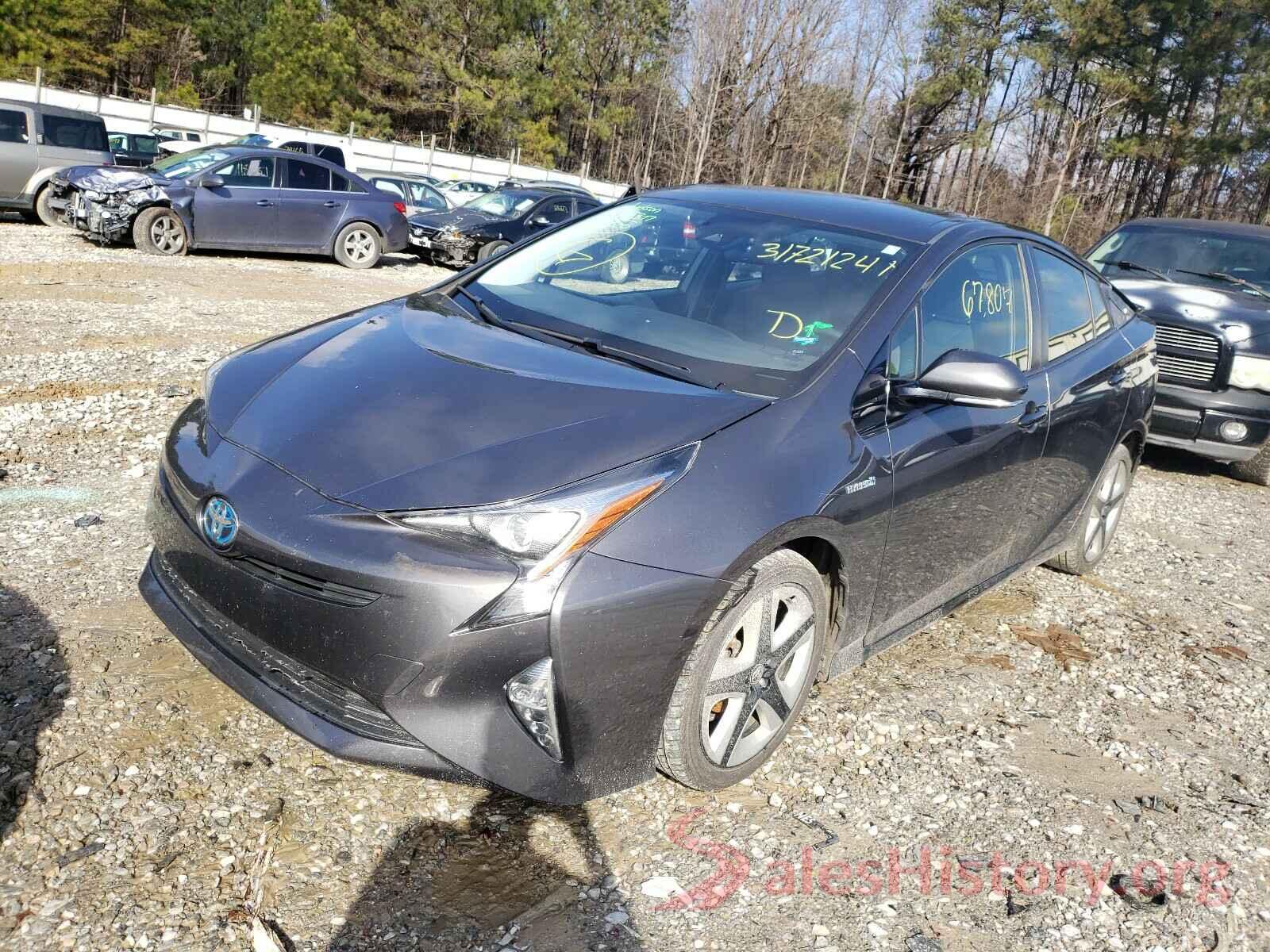 JTDKARFU3H3531871 2017 TOYOTA PRIUS