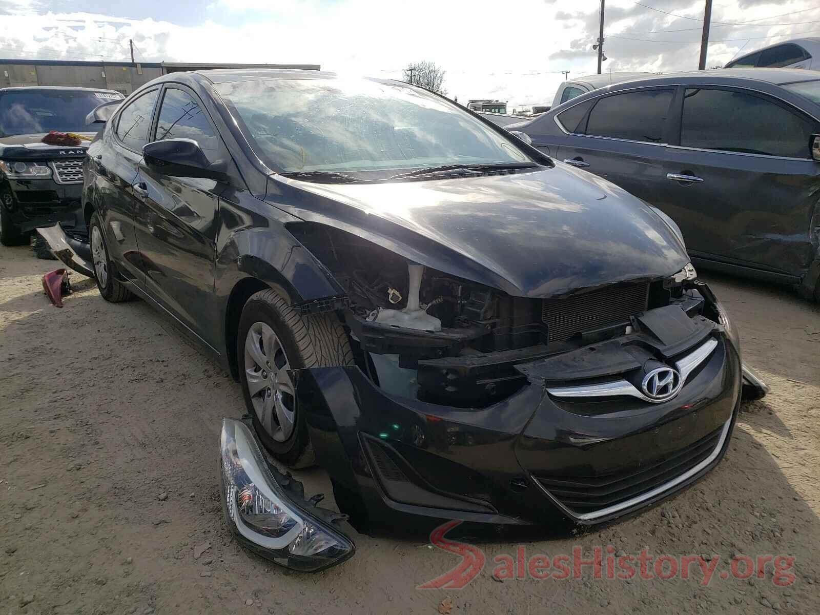 KMHDH4AE1GU483590 2016 HYUNDAI ELANTRA