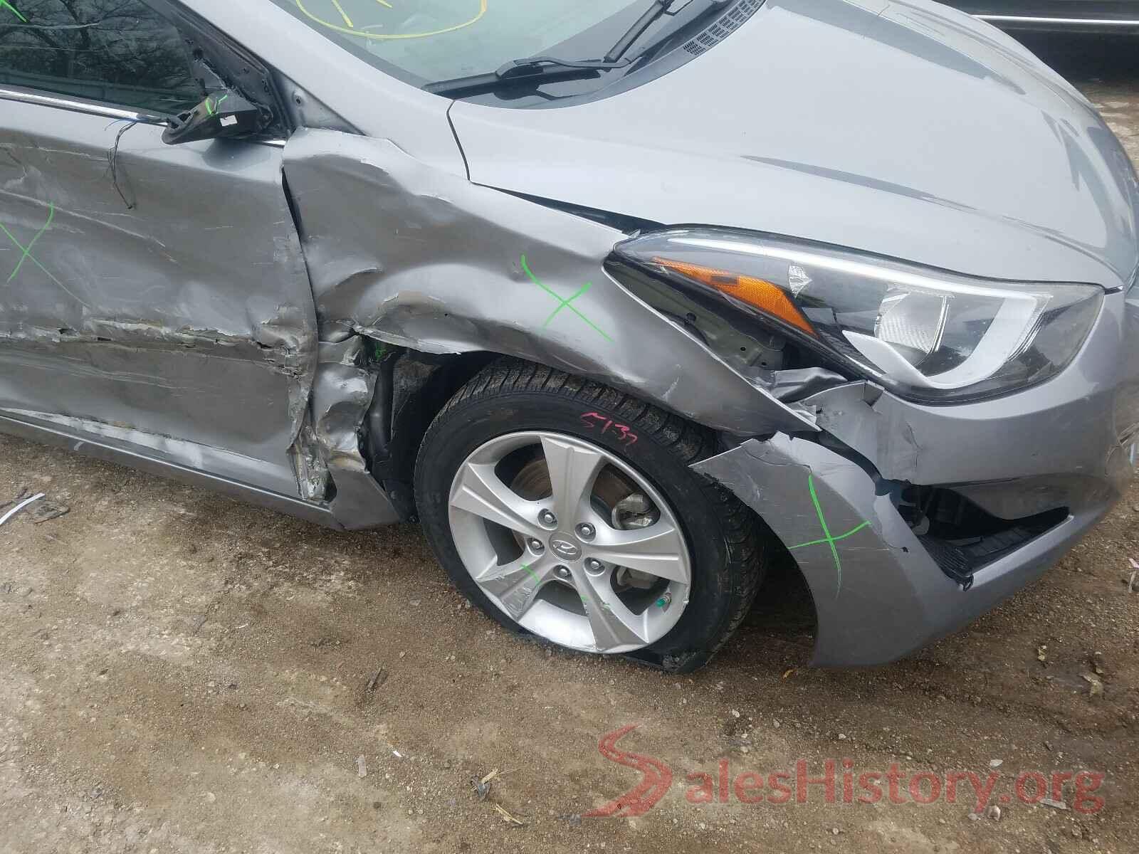 KMHDH4AE2GU481850 2016 HYUNDAI ELANTRA