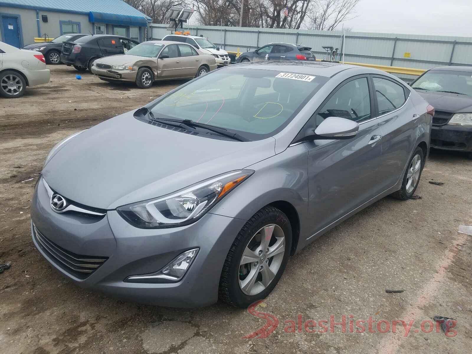 KMHDH4AE2GU481850 2016 HYUNDAI ELANTRA