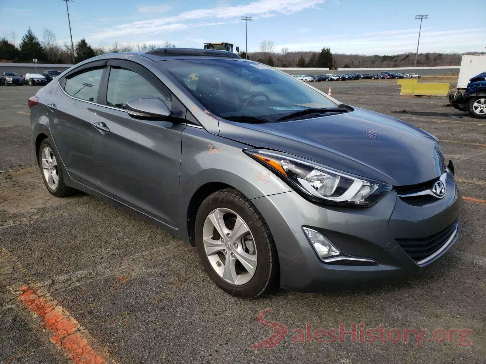 KMHDH4AE2GU645436 2016 HYUNDAI ELANTRA