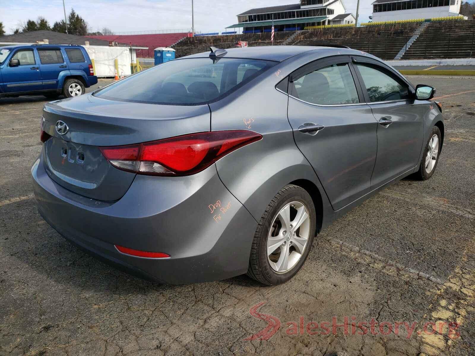 KMHDH4AE2GU645436 2016 HYUNDAI ELANTRA