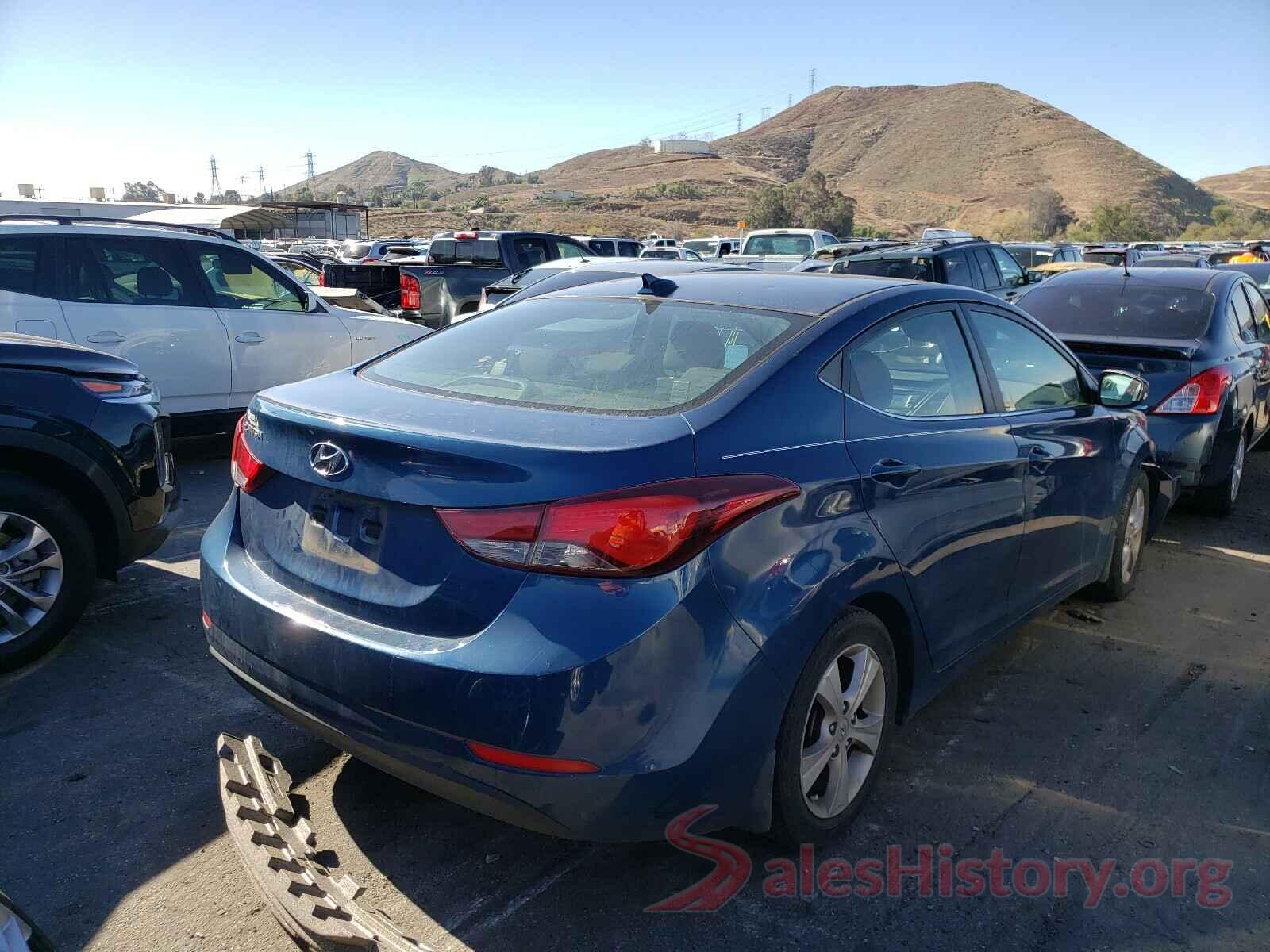 KMHDH4AE6GU593180 2016 HYUNDAI ELANTRA