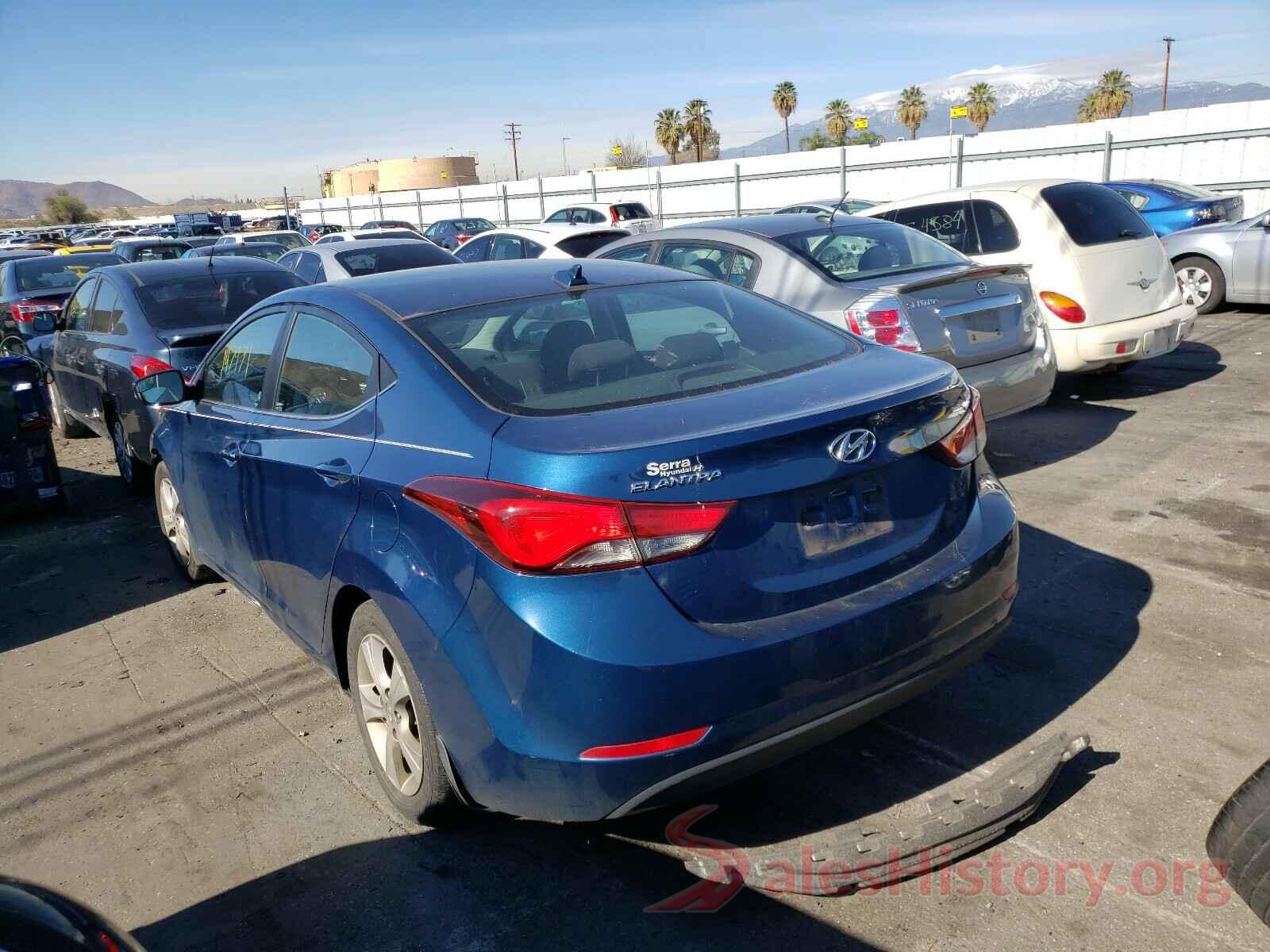 KMHDH4AE6GU593180 2016 HYUNDAI ELANTRA