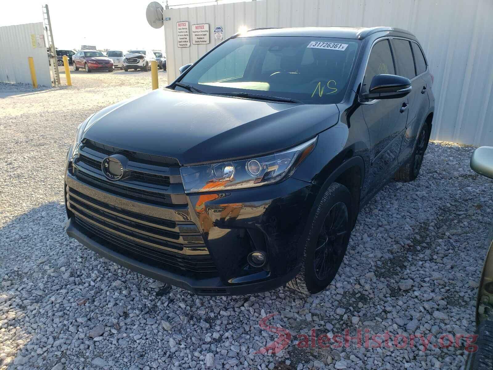 5TDJZRFH2KS615922 2019 TOYOTA HIGHLANDER