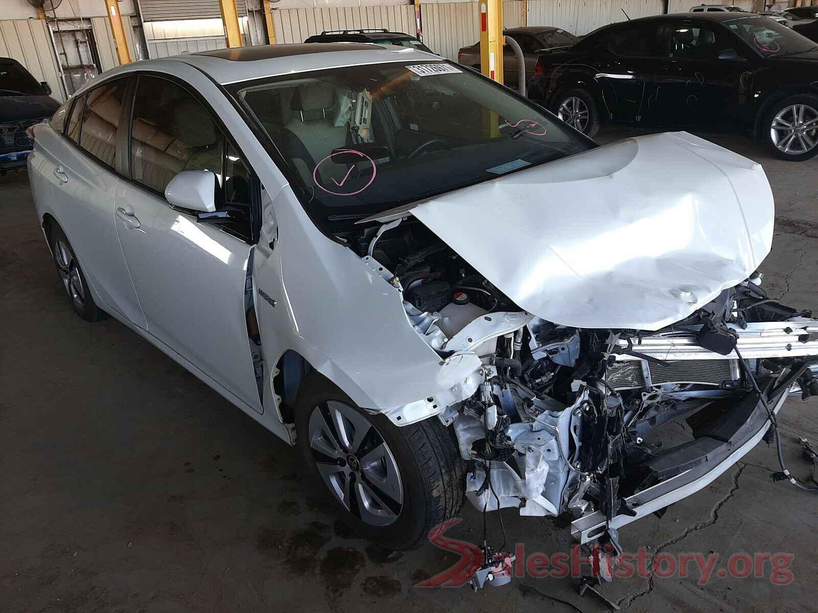 JTDKARFU9G3012595 2016 TOYOTA PRIUS