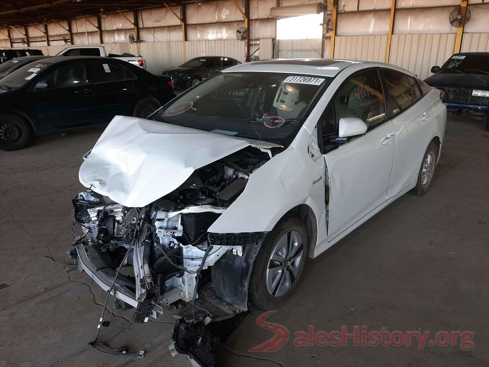 JTDKARFU9G3012595 2016 TOYOTA PRIUS