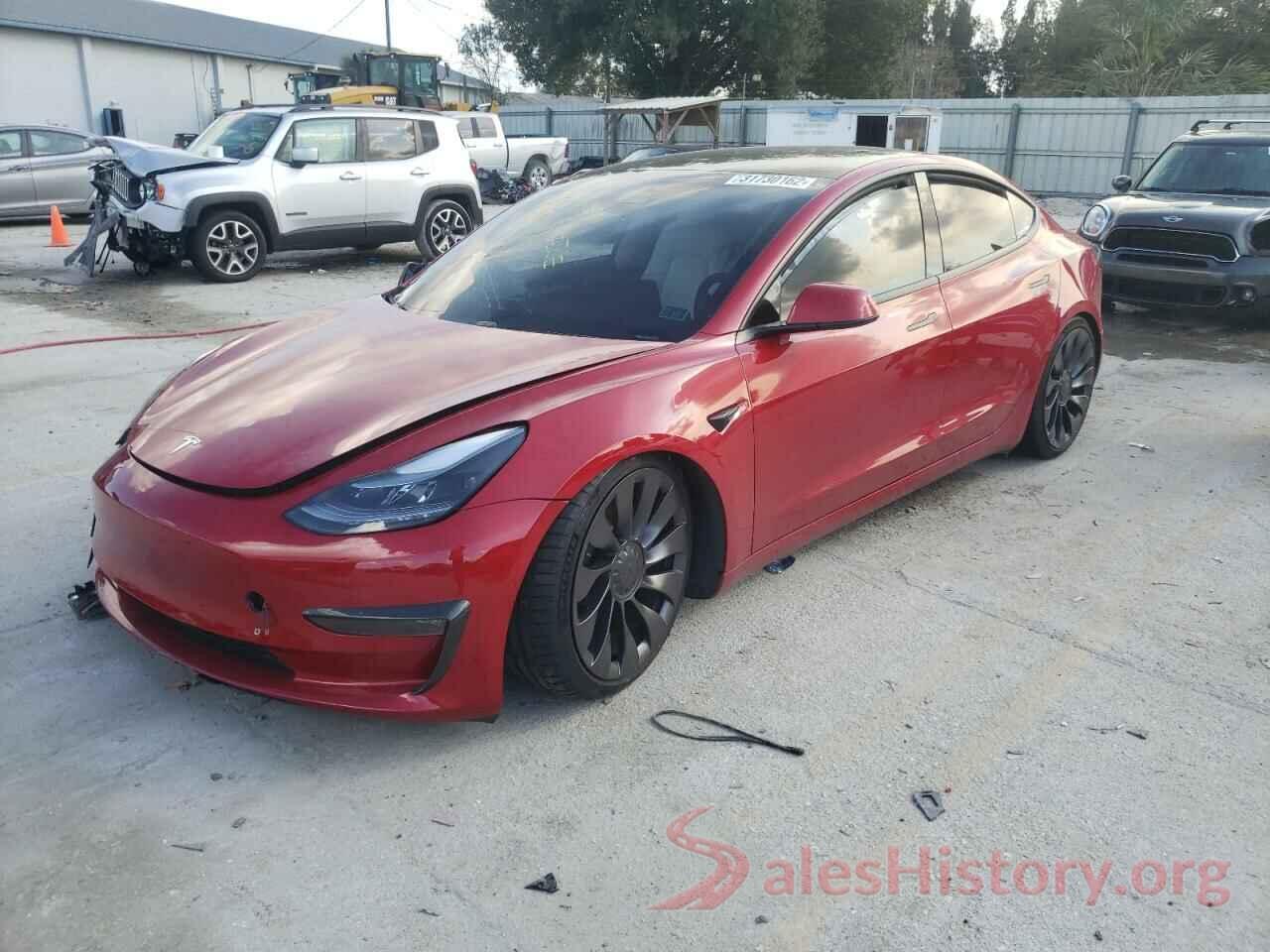 5YJ3E1EC7MF988618 2021 TESLA MODEL 3