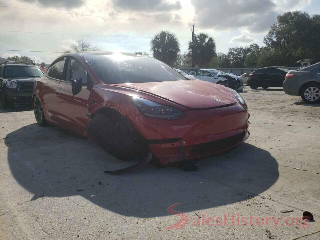 5YJ3E1EC7MF988618 2021 TESLA MODEL 3