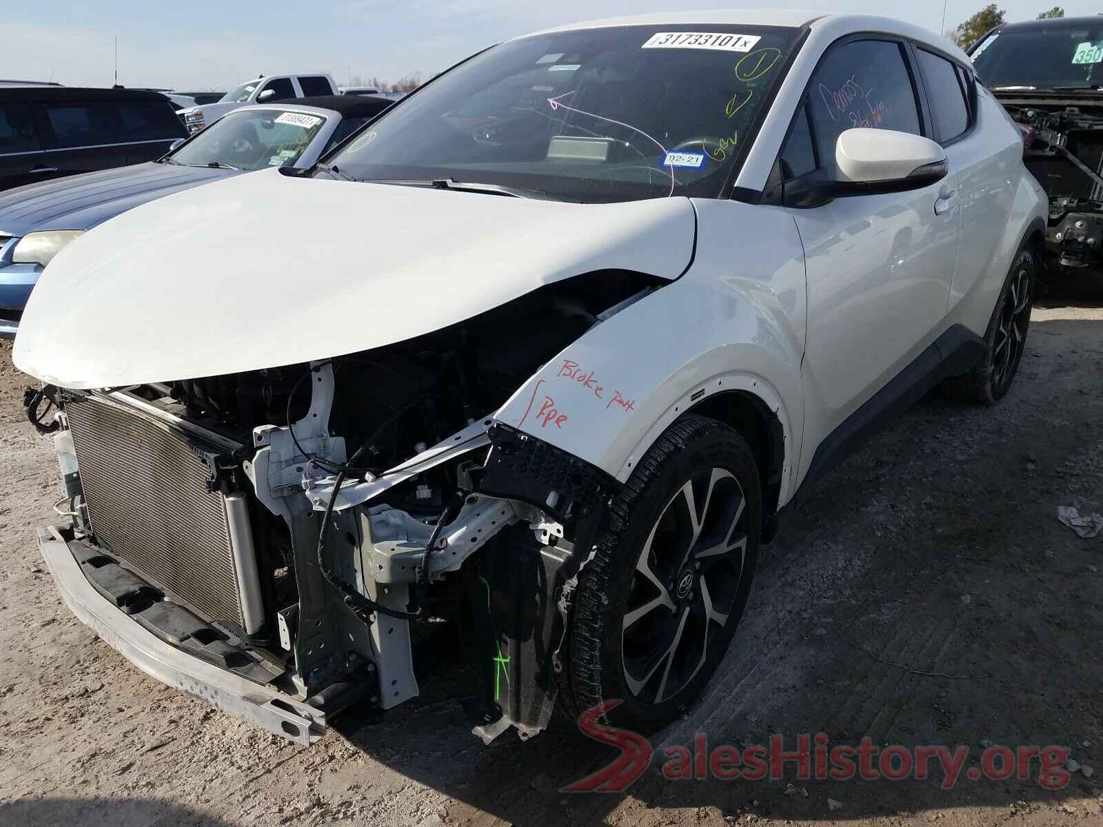 NMTKHMBX9KR083705 2019 TOYOTA C-HR