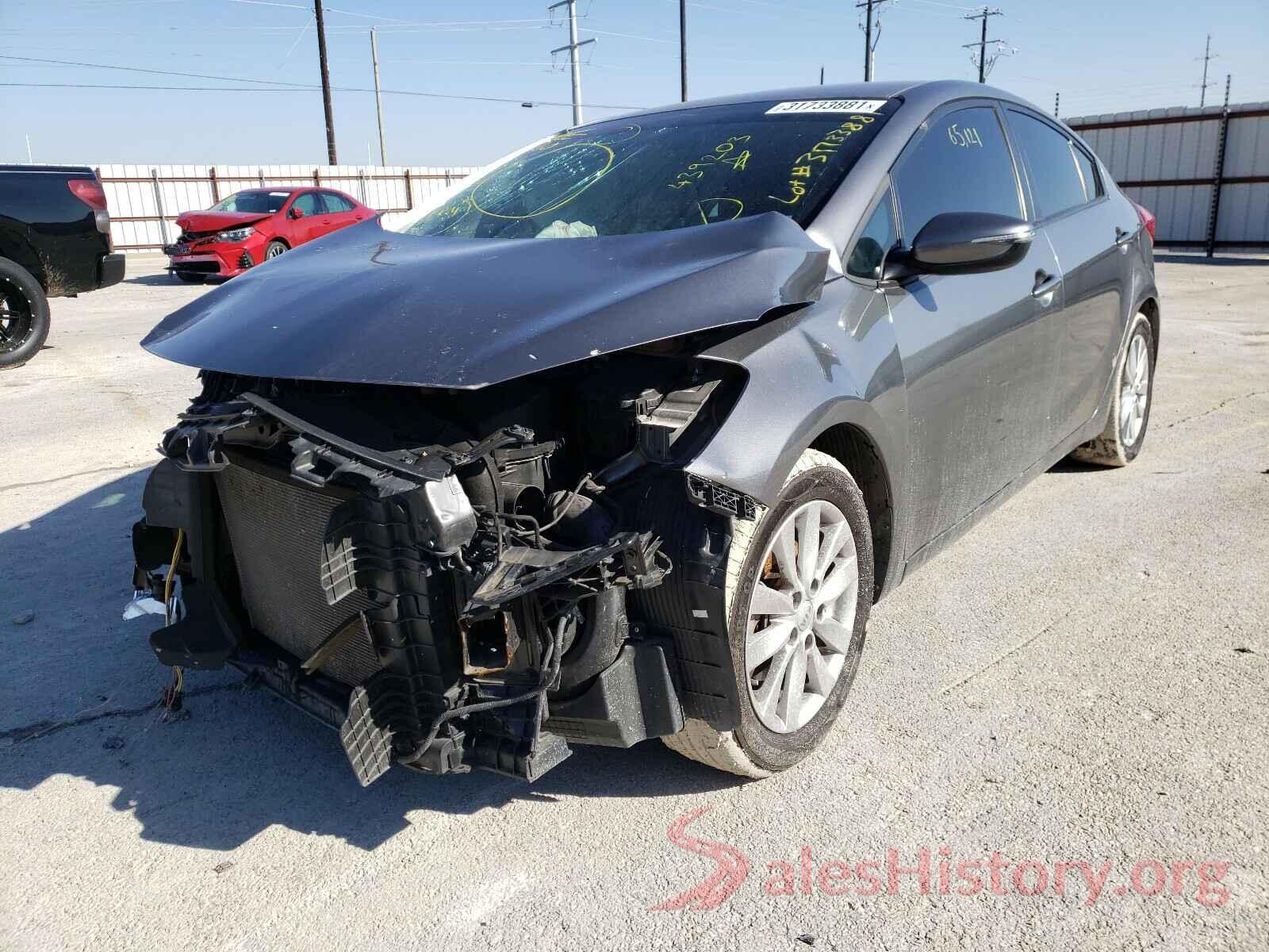 KNAFX4A61G5439203 2016 KIA FORTE