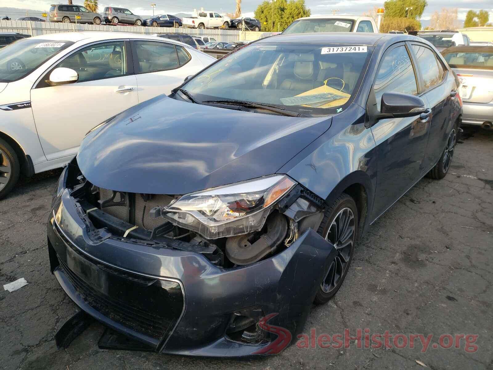 5YFBURHE2GP541584 2016 TOYOTA COROLLA