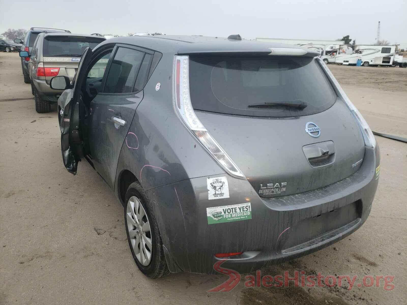 1N4AZ0CP1EC340711 2014 NISSAN LEAF