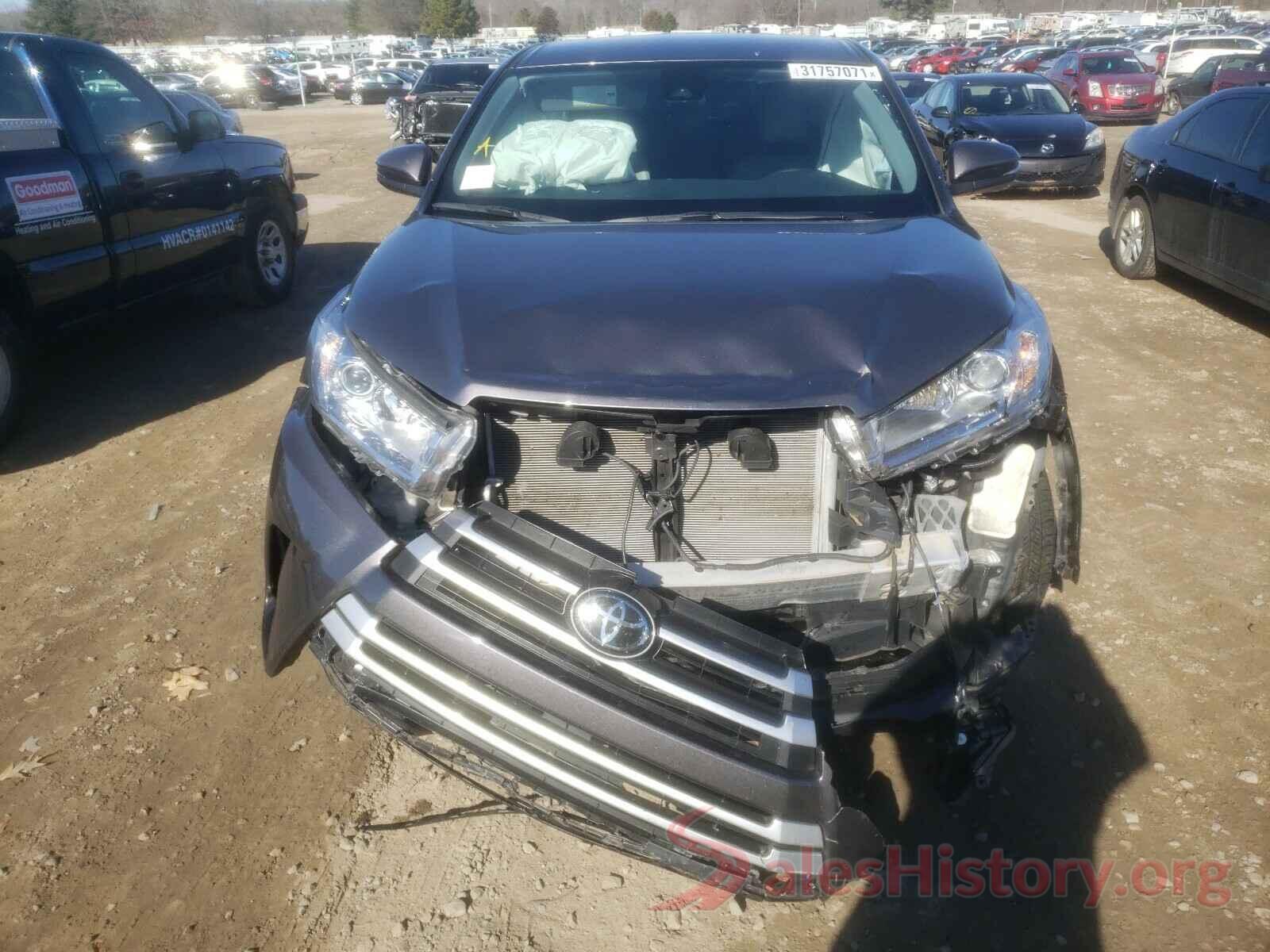 5TDZZRFHXJS288042 2018 TOYOTA HIGHLANDER