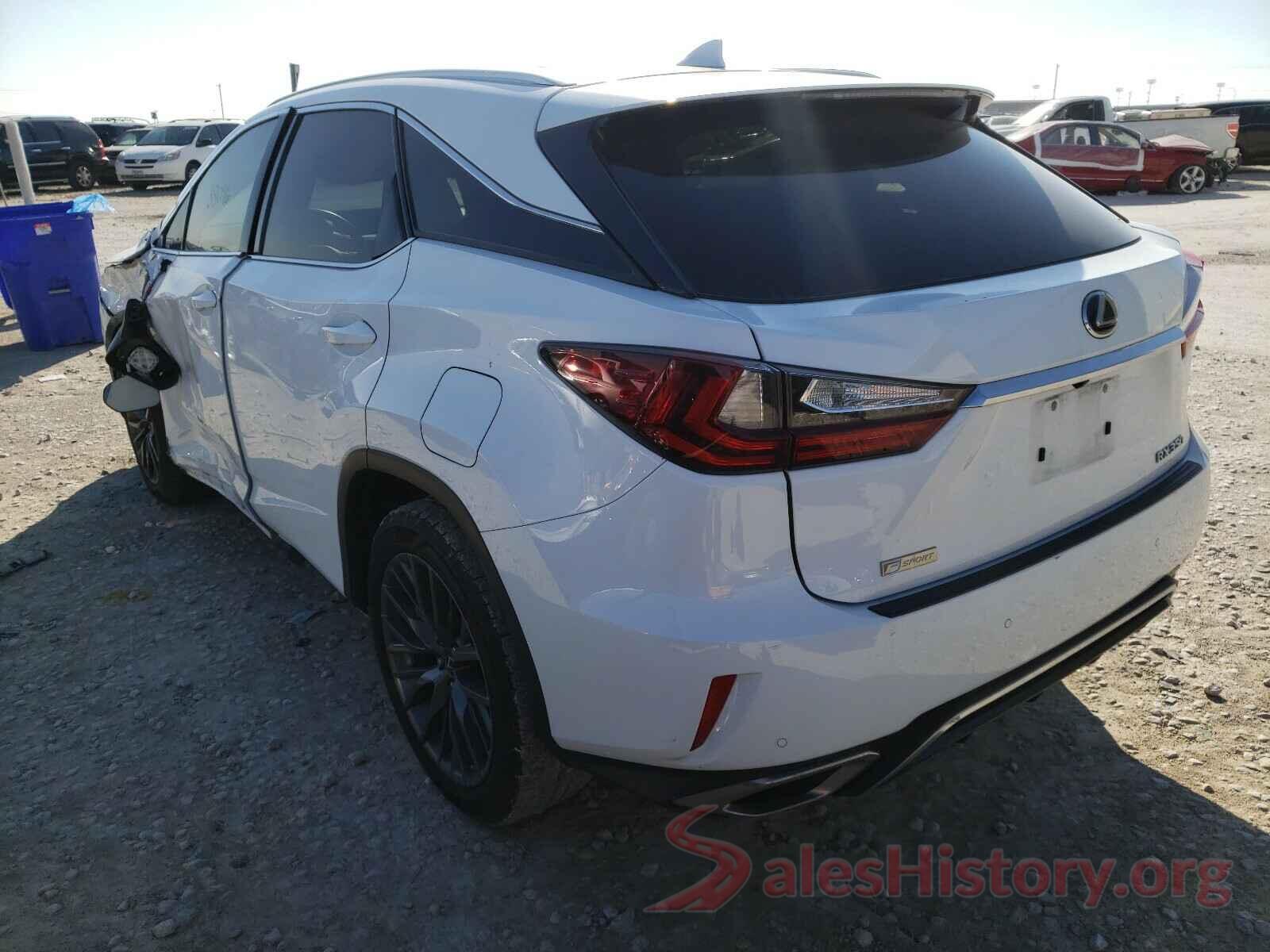 2T2ZZMCA8HC037626 2017 LEXUS RX350