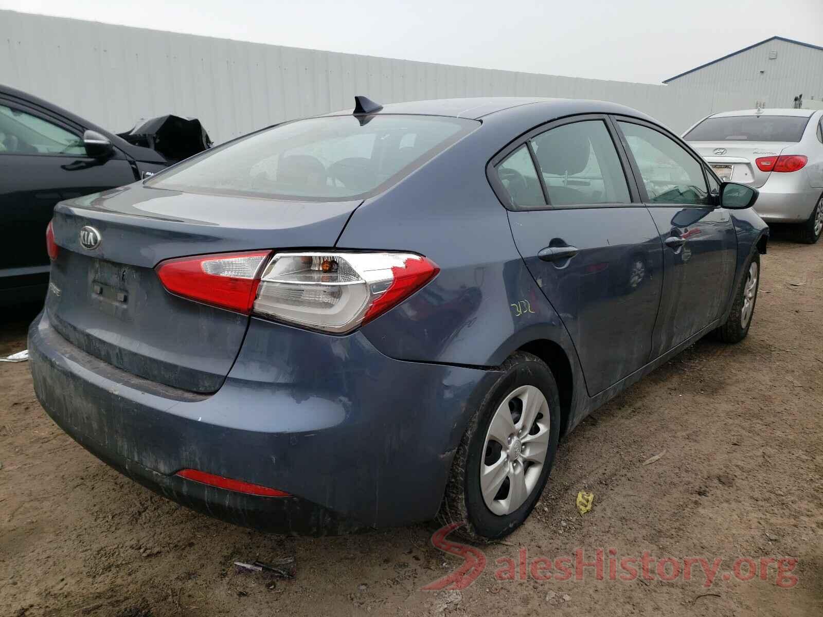 KNAFK4A67G5554175 2016 KIA FORTE