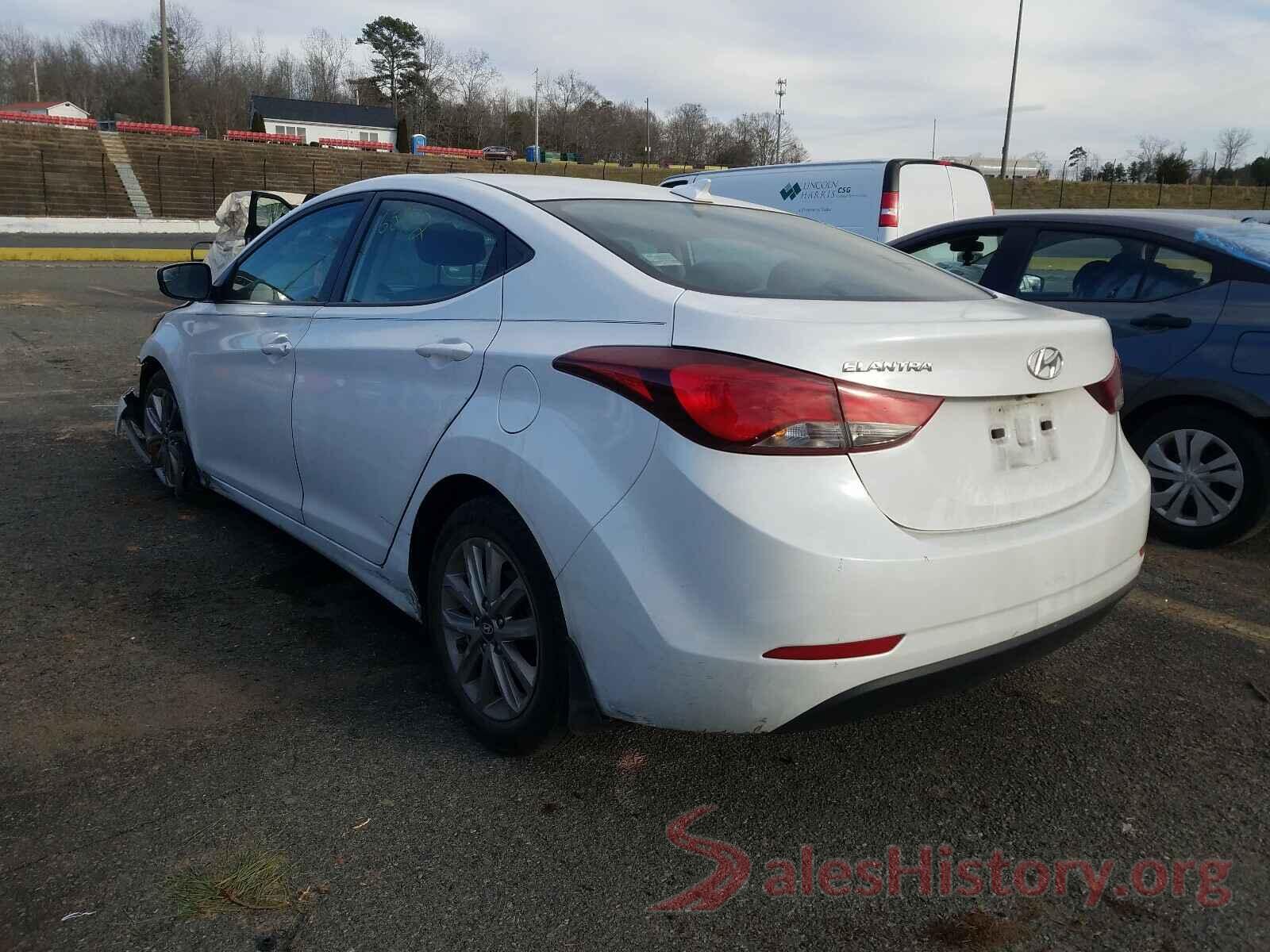 5NPDH4AE3GH760190 2016 HYUNDAI ELANTRA