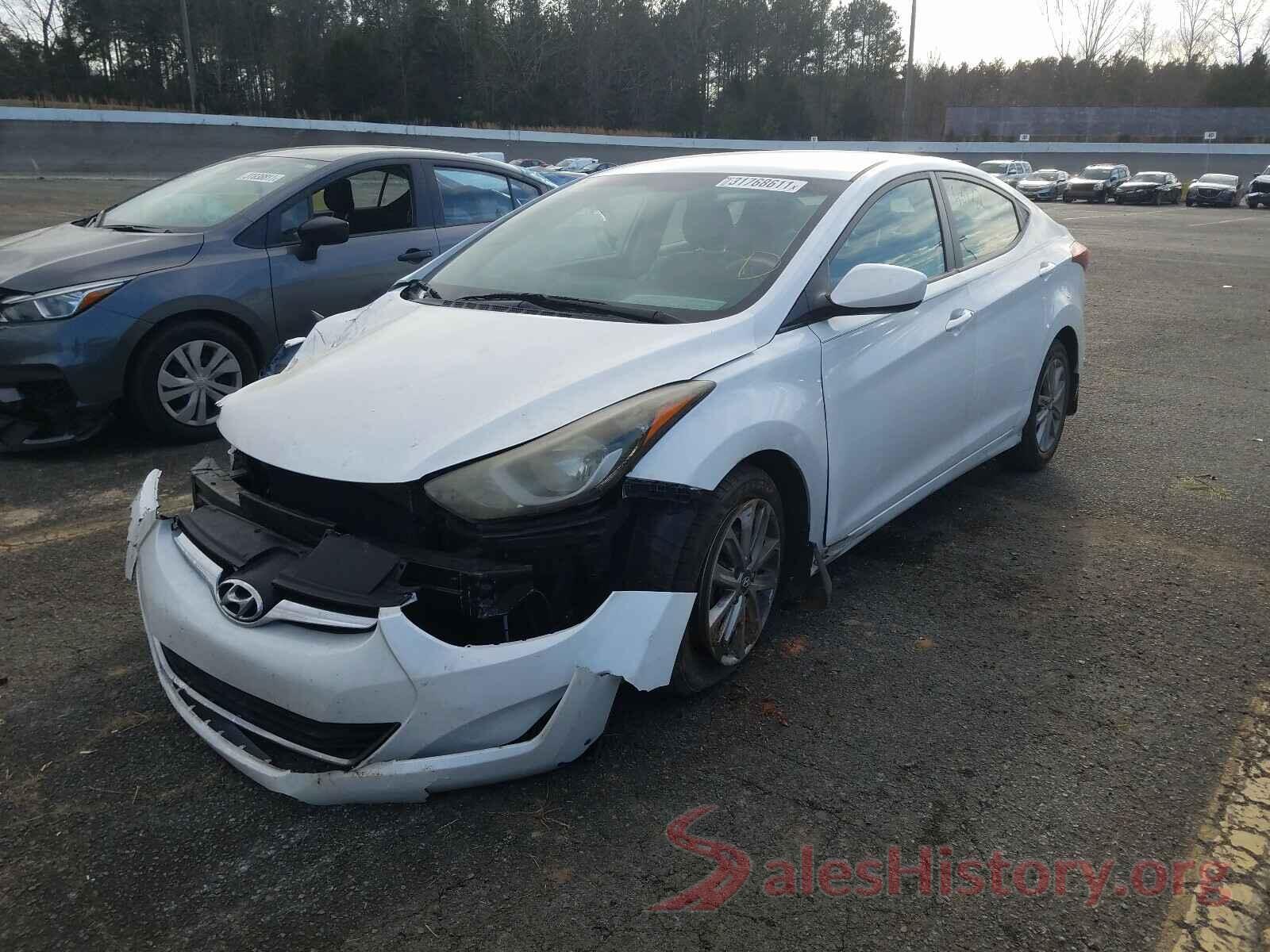 5NPDH4AE3GH760190 2016 HYUNDAI ELANTRA