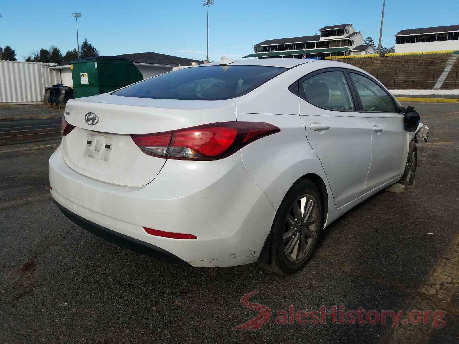 5NPDH4AE3GH760190 2016 HYUNDAI ELANTRA