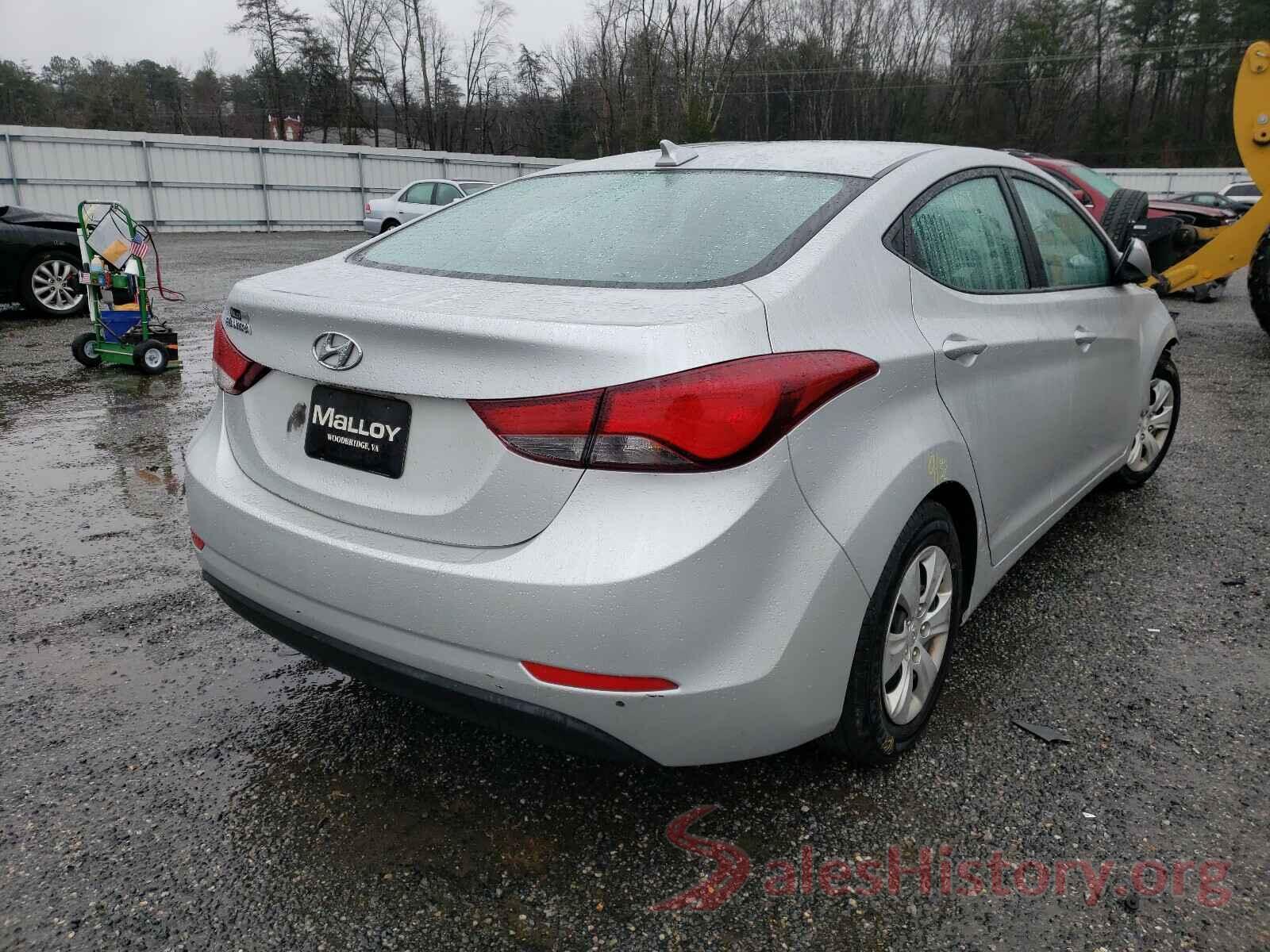 5NPDH4AEXGH768903 2016 HYUNDAI ELANTRA