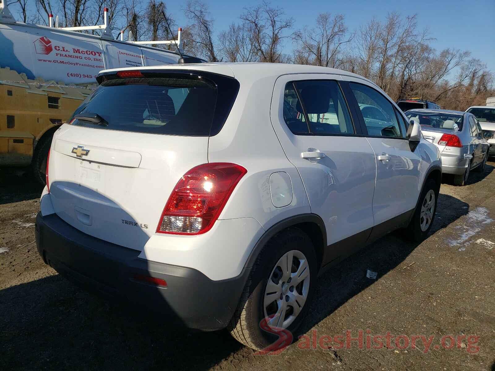 3GNCJKSBXGL273908 2016 CHEVROLET TRAX