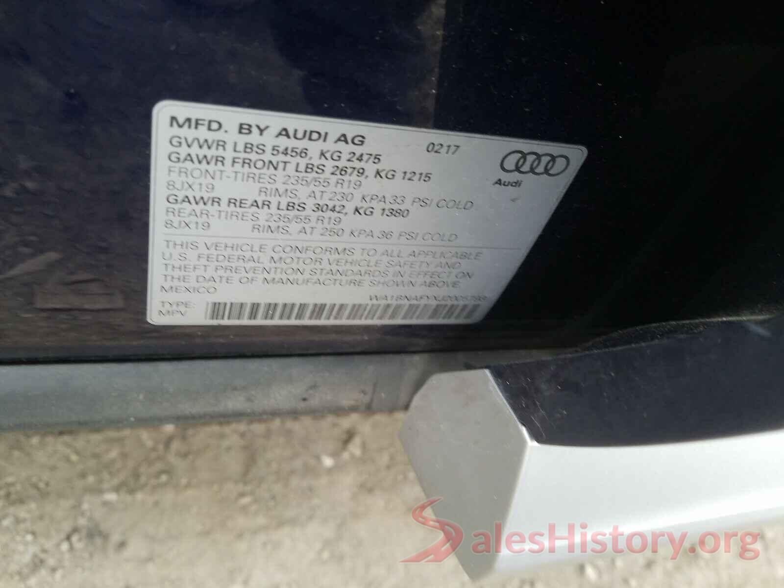 WA1BNAFYXJ2005798 2018 AUDI Q5