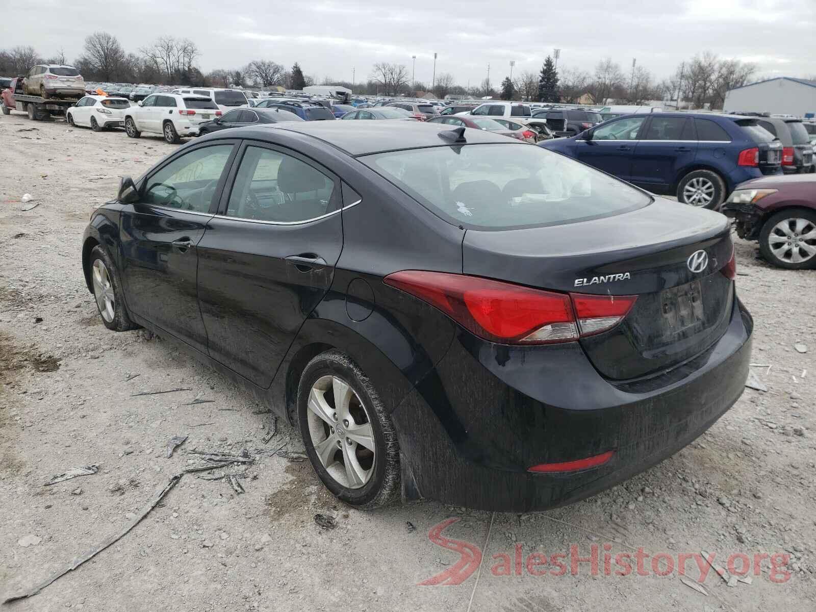 KMHDH4AEXGU529997 2016 HYUNDAI ELANTRA