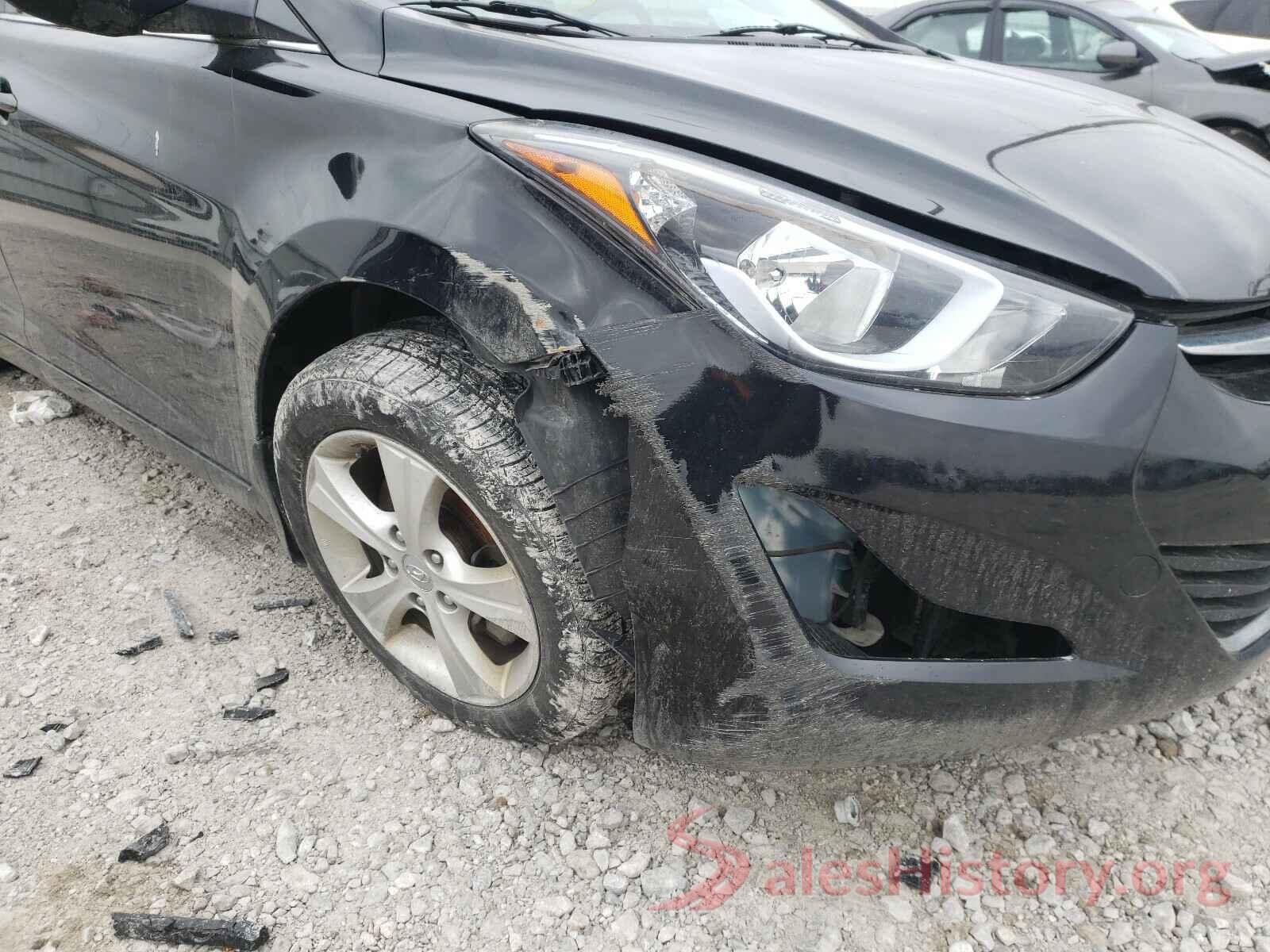 KMHDH4AEXGU529997 2016 HYUNDAI ELANTRA