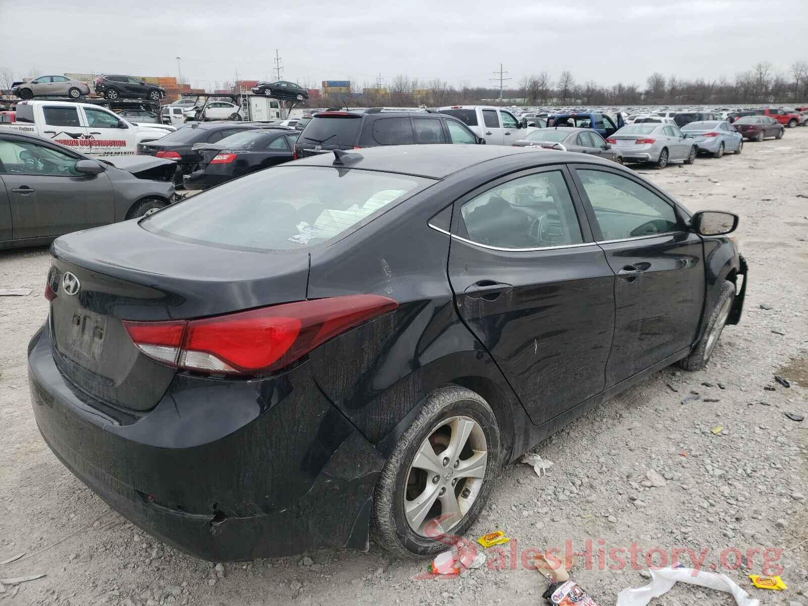 KMHDH4AEXGU529997 2016 HYUNDAI ELANTRA