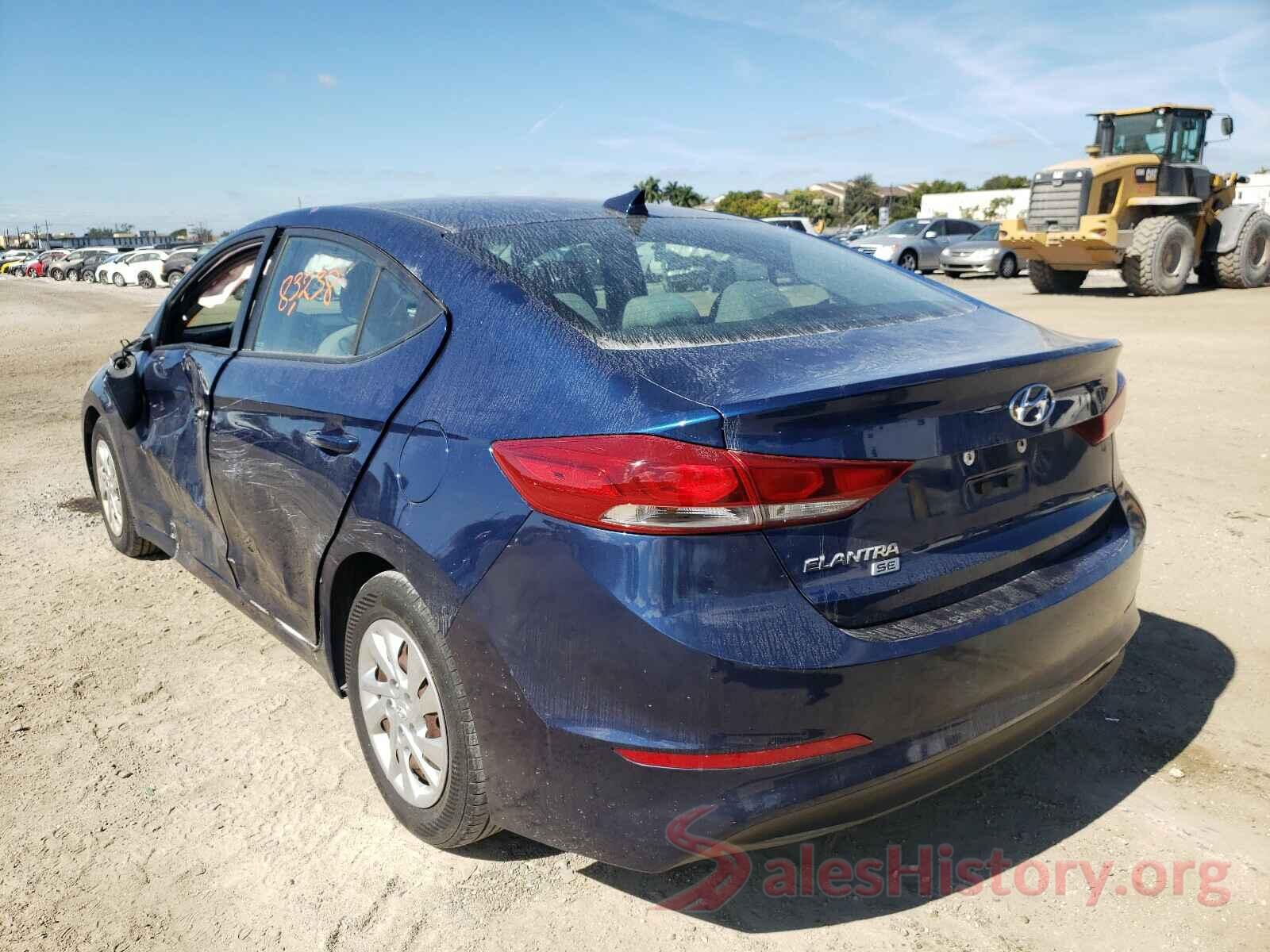 5NPD74LF6HH112255 2017 HYUNDAI ELANTRA