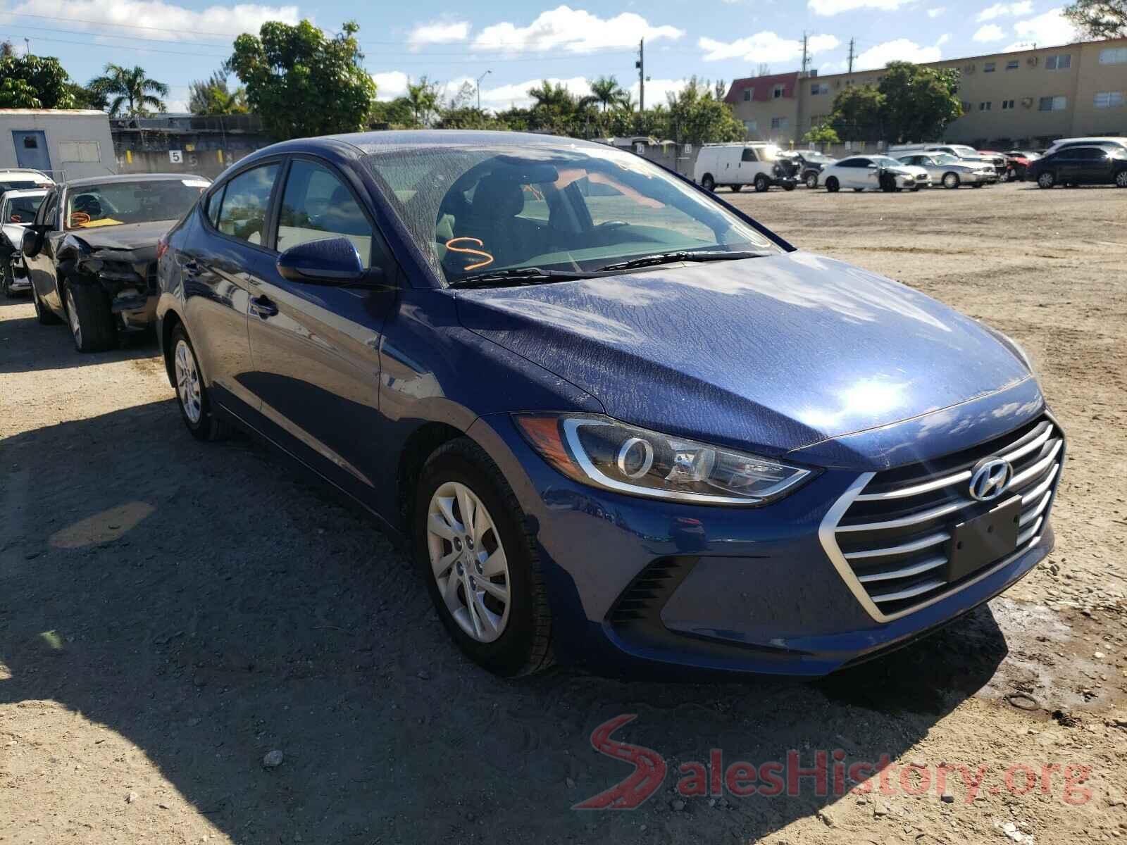 5NPD74LF6HH112255 2017 HYUNDAI ELANTRA