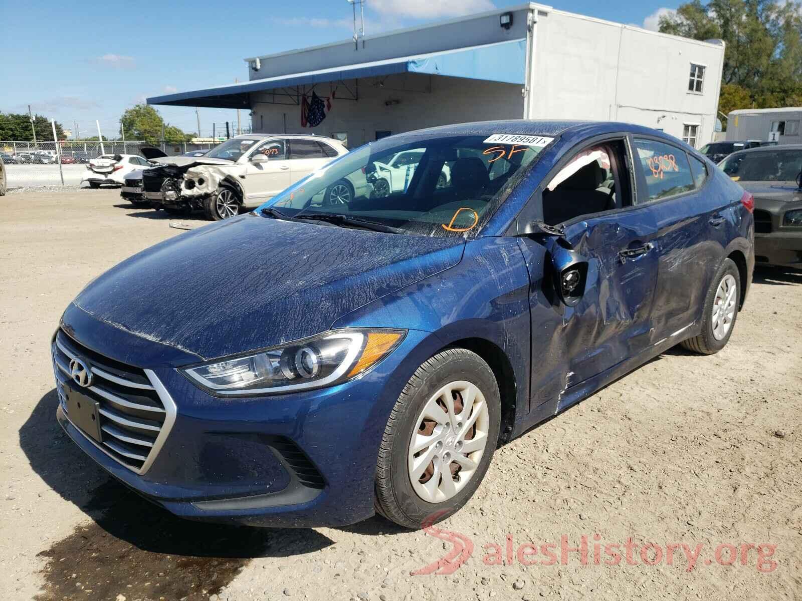 5NPD74LF6HH112255 2017 HYUNDAI ELANTRA