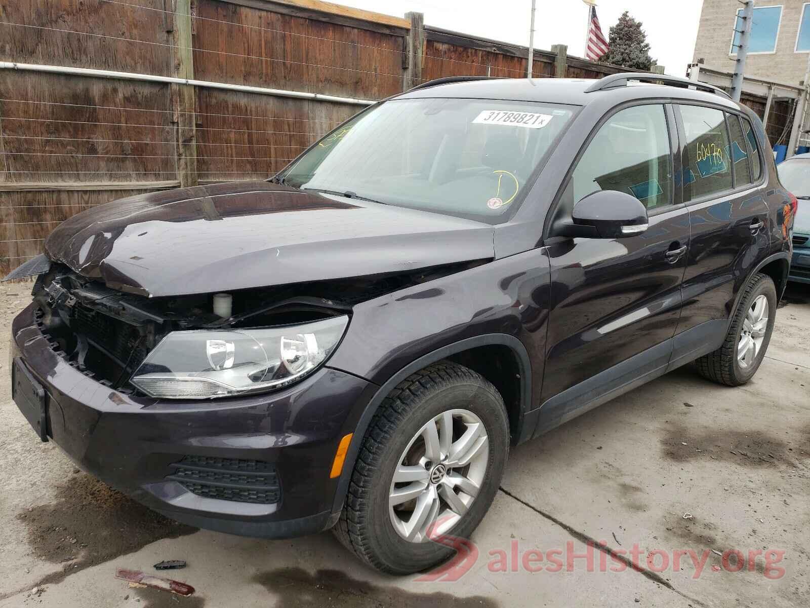 WVGBV7AX5GW582307 2016 VOLKSWAGEN TIGUAN