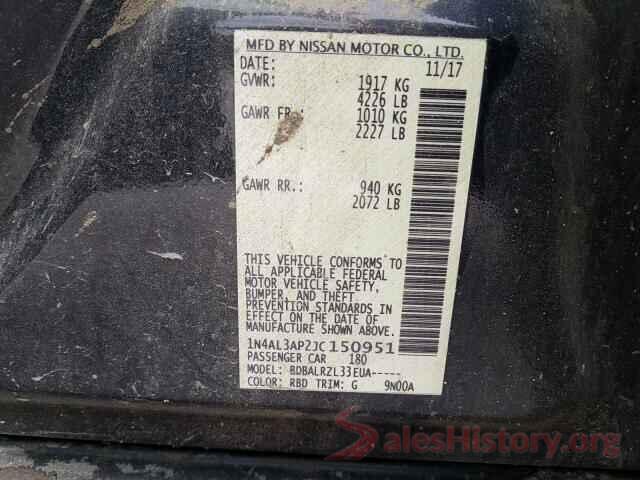 1N4AL3AP2JC150951 2018 NISSAN ALTIMA