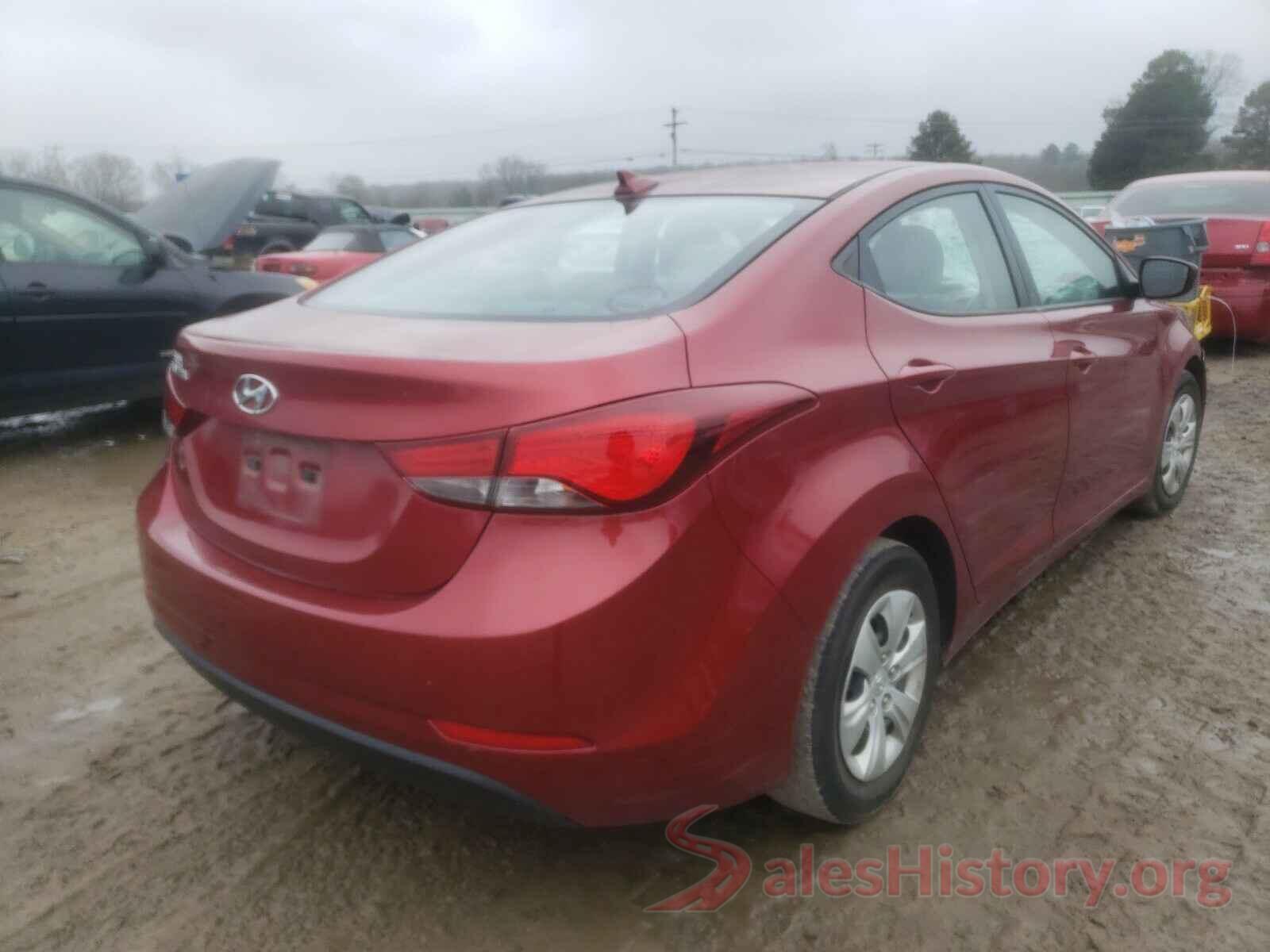 5NPDH4AEXGH766441 2016 HYUNDAI ELANTRA