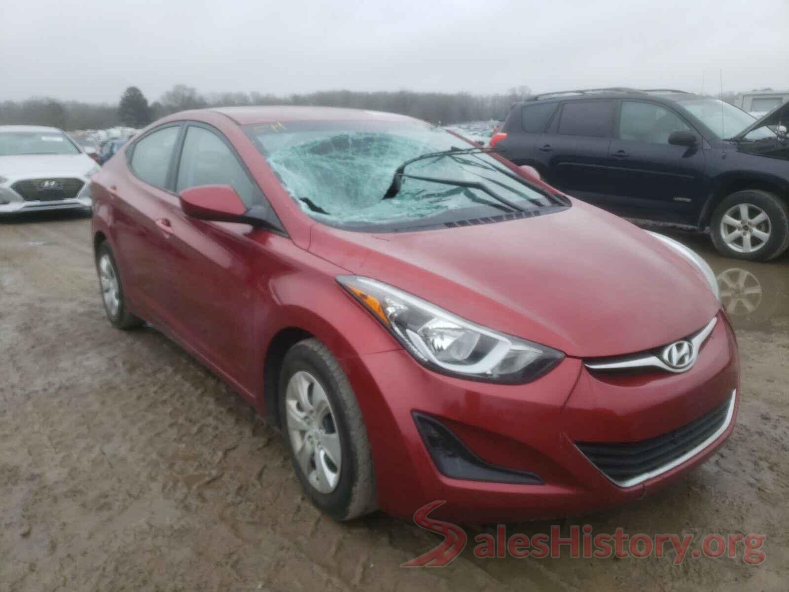 5NPDH4AEXGH766441 2016 HYUNDAI ELANTRA