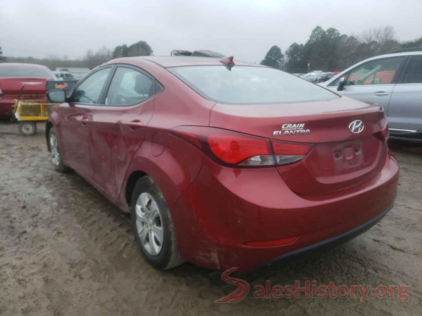 5NPDH4AEXGH766441 2016 HYUNDAI ELANTRA