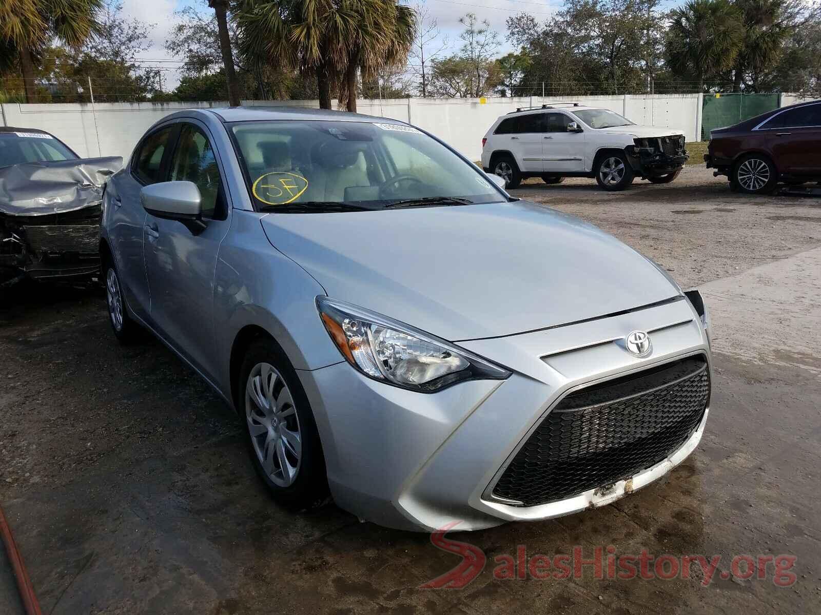 3MYDLBYV4KY507790 2019 TOYOTA YARIS