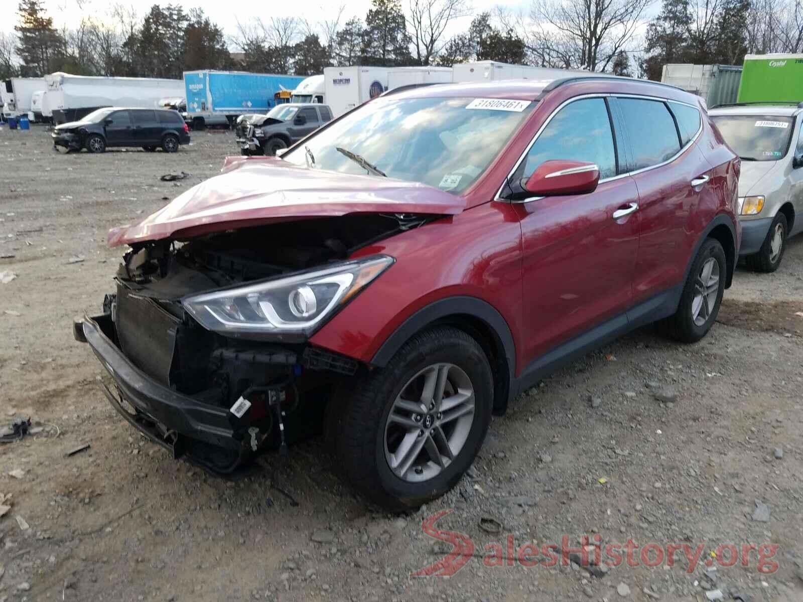 5XYZUDLB4JG504627 2018 HYUNDAI SANTA FE