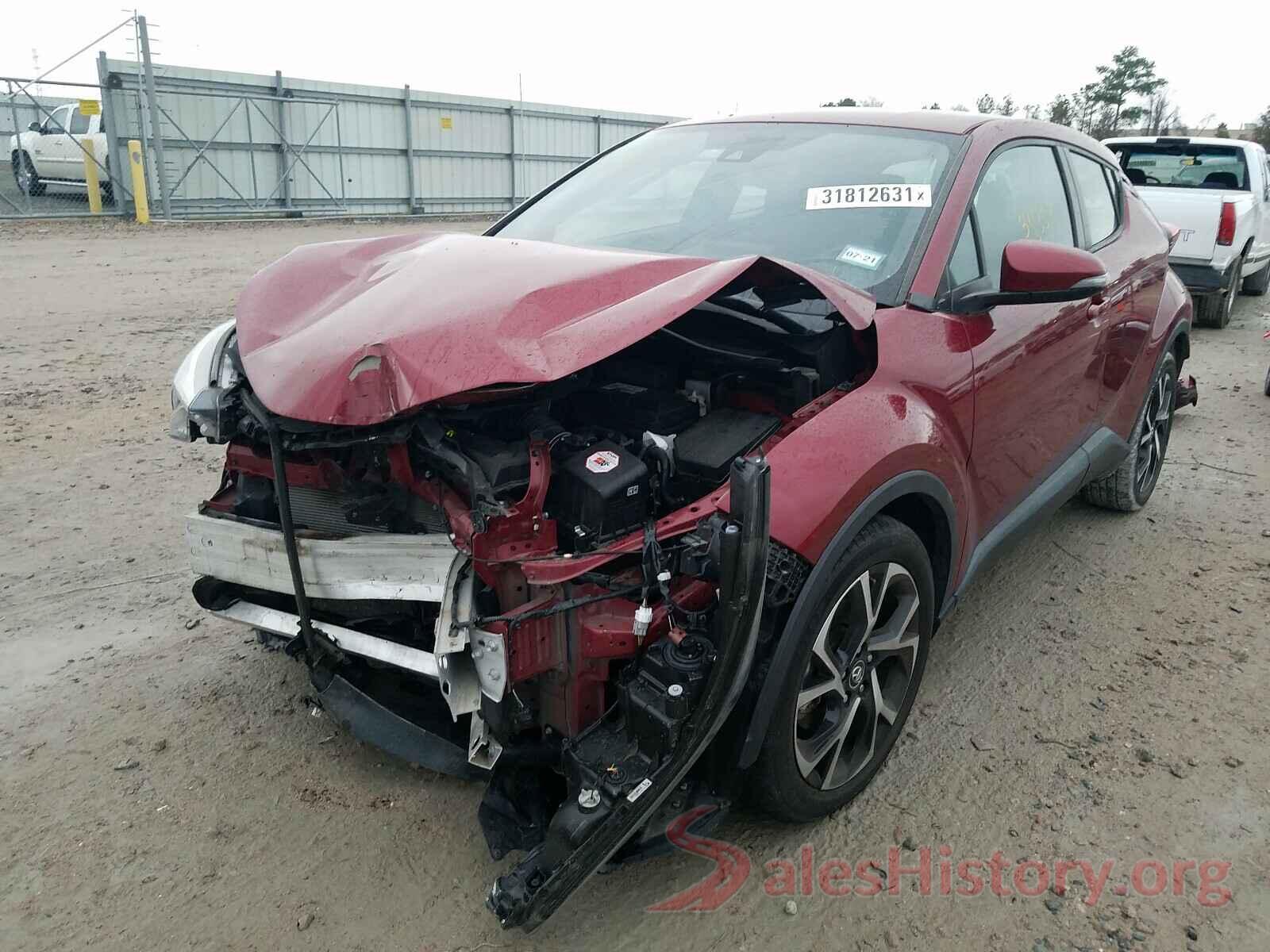 NMTKHMBX3JR021876 2018 TOYOTA C-HR